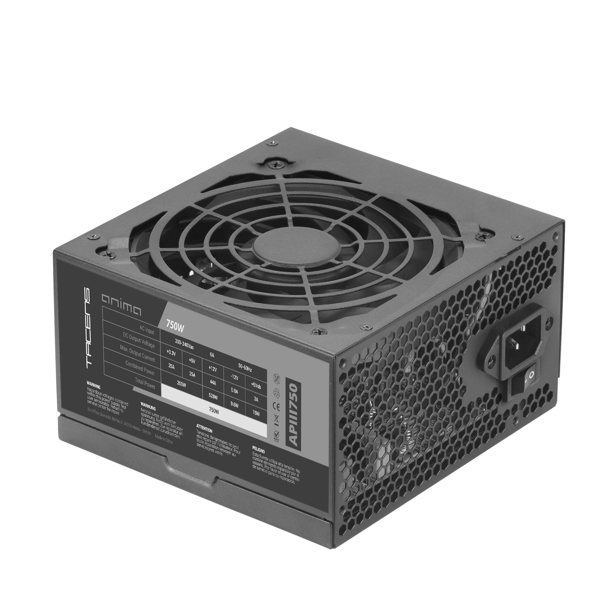 Tacens Anima APIII750 - Alimentatore PC ATX 750W