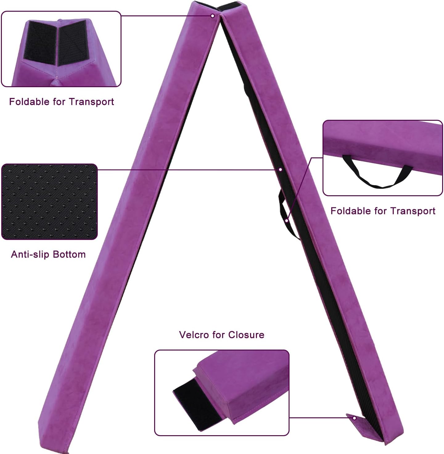 SportBob Trave Ginnastica Artistica Pieghevole per Casa - immagine 2