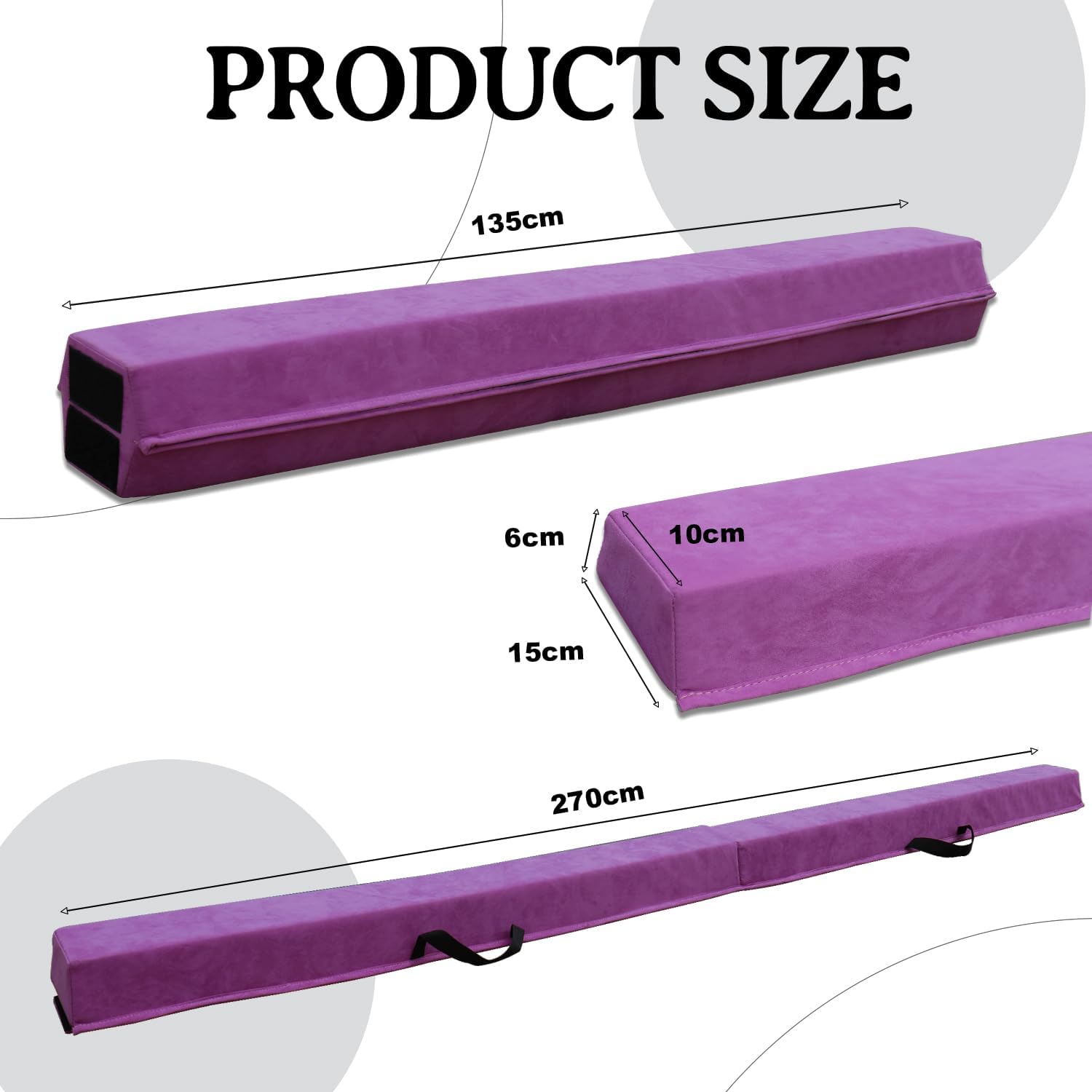 SportBob Trave Ginnastica Artistica Pieghevole per Casa - immagine 6