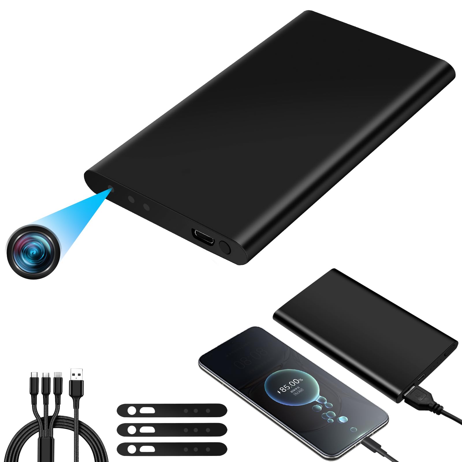 Telecamera Spia Power Bank 1080P HD 5000 mAh