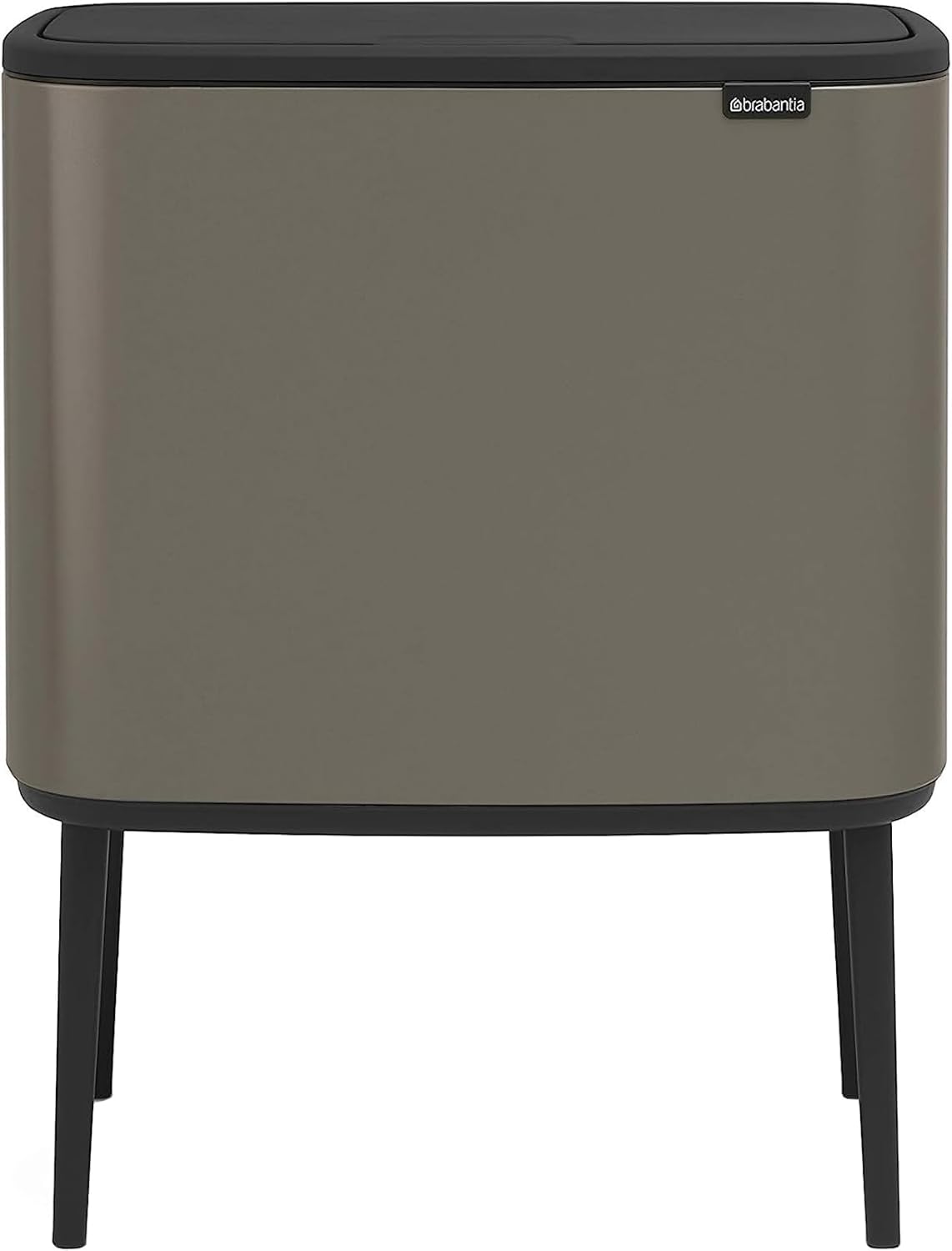 Brabantia Bo Touch Bin Pattumiera, Metallo, Platinum, 11 + 23 Litri