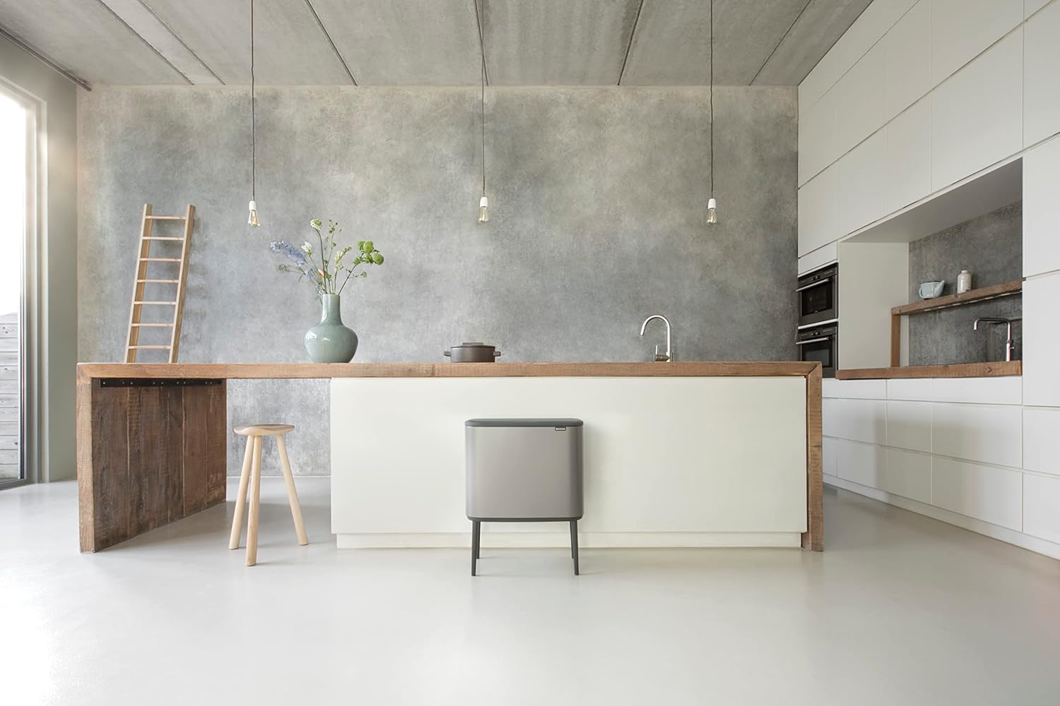 Brabantia Bo Touch Bin Pattumiera, Metallo, Platinum, 11 + 23 Litri - immagine 4