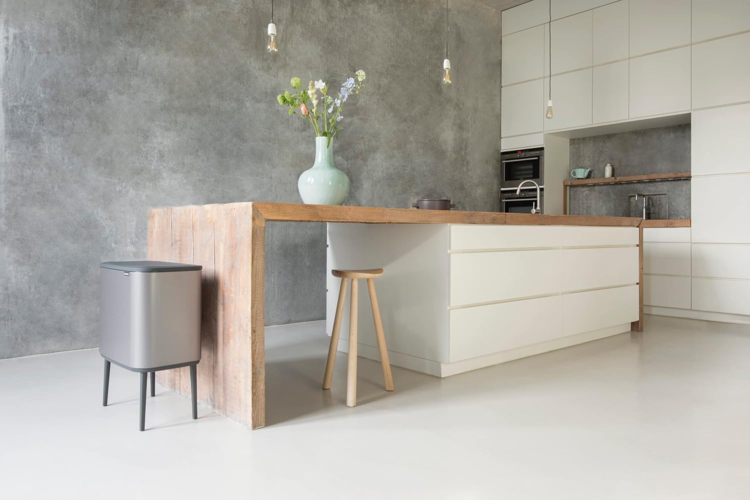 Brabantia Bo Touch Bin Pattumiera, Metallo, Platinum, 11 + 23 Litri - immagine 5