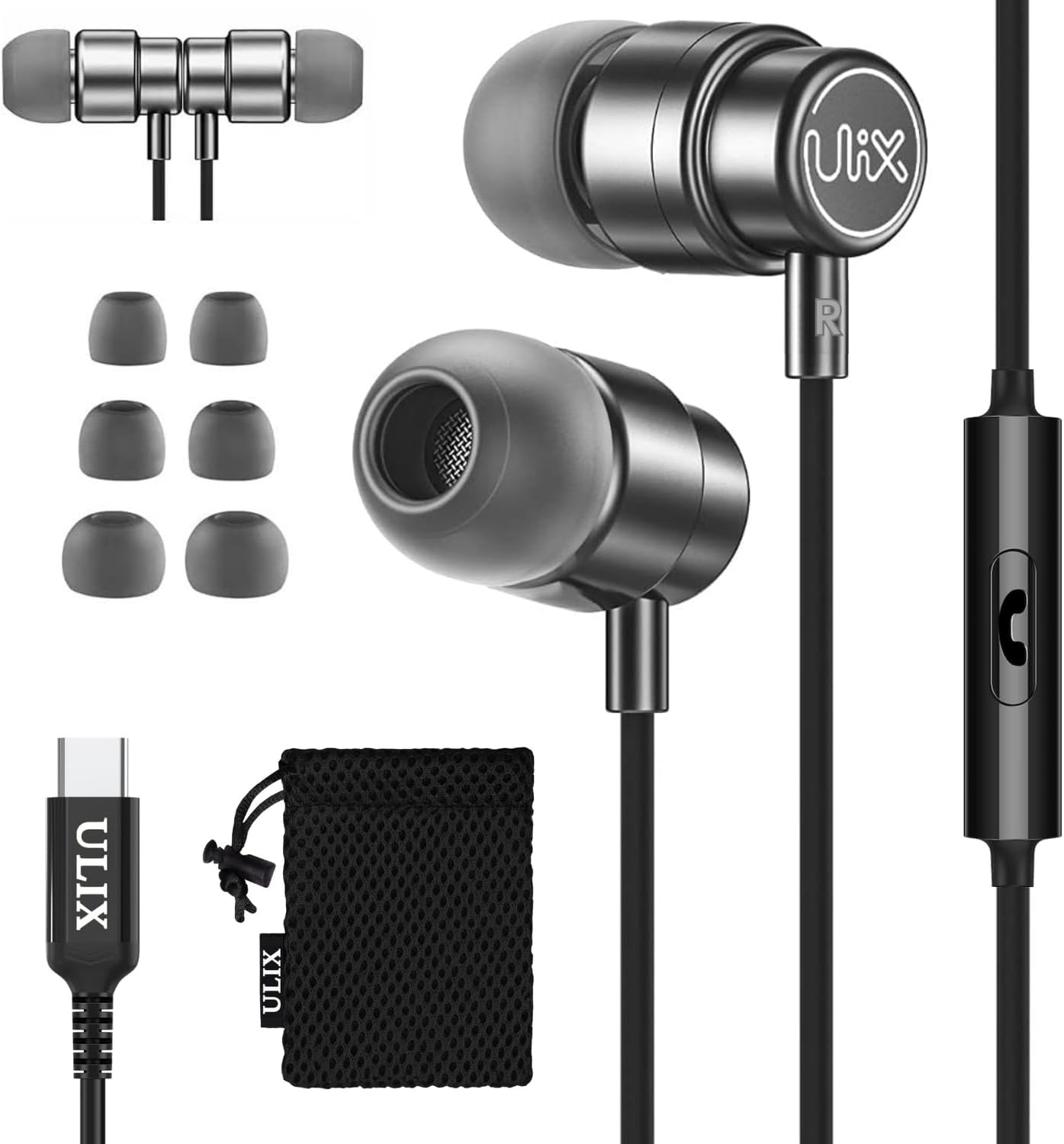 Ulix RIDER Cuffie USB C In-Ear con Microfono - immagine 1