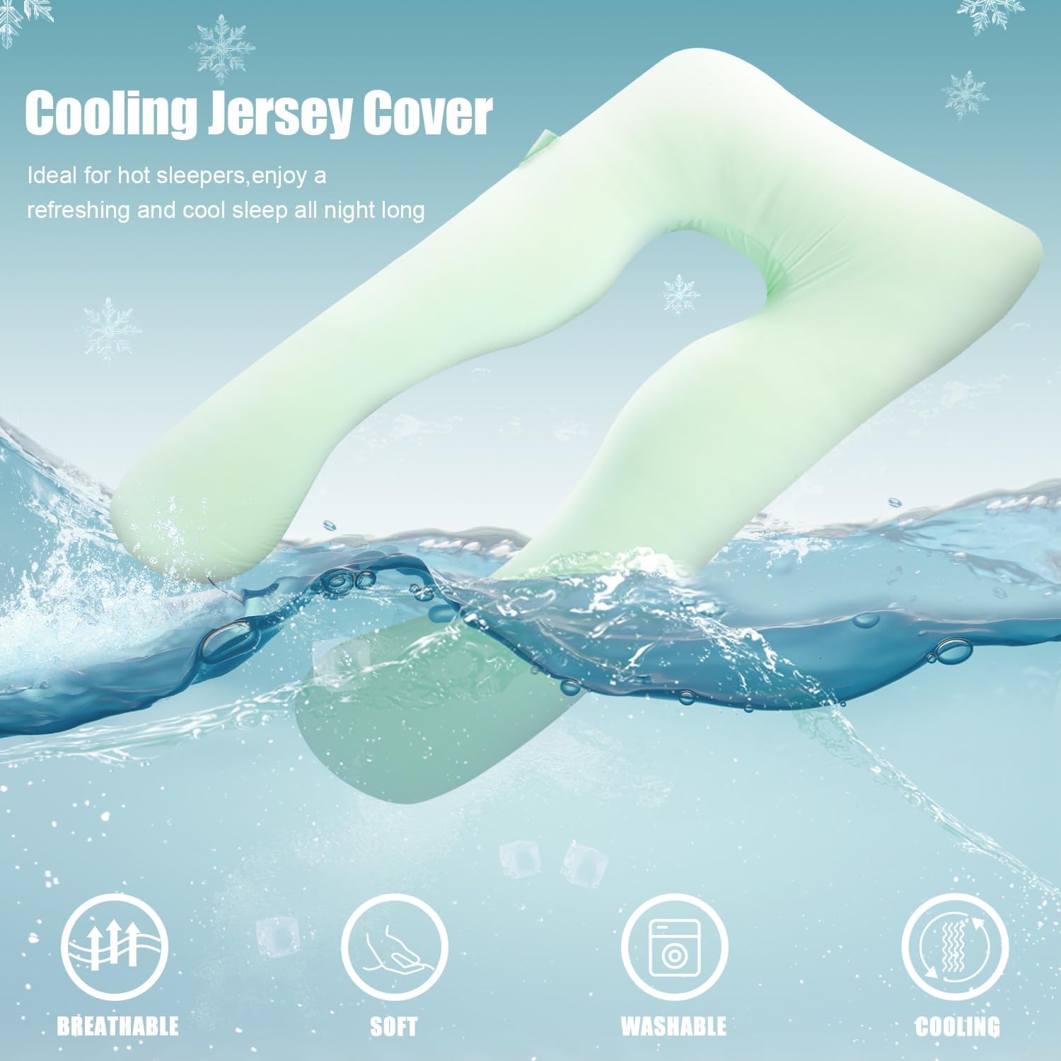 Chilling Home Cooling Cuscino per Gravidanza a U - immagine 2