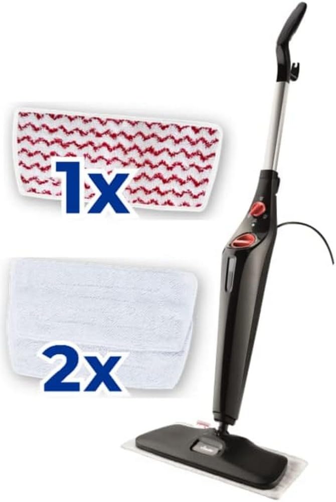 Vileda Steam PLUS XXL con Power Pad - Scopa a vapore