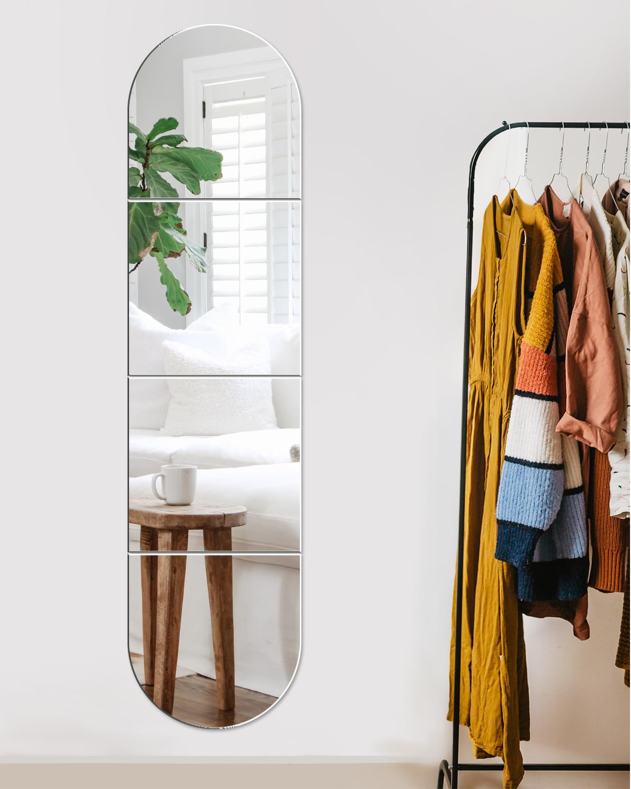 Specchio da Parete Lungo Figura Intera Moderno