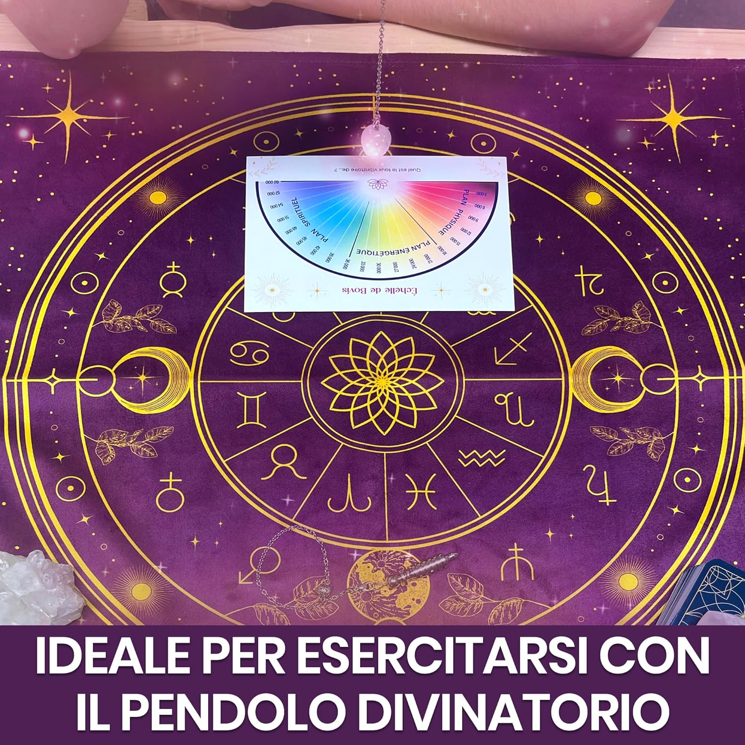 Tappeto Divinatorio e Sacchetto per Carte Oracoli - immagine 3
