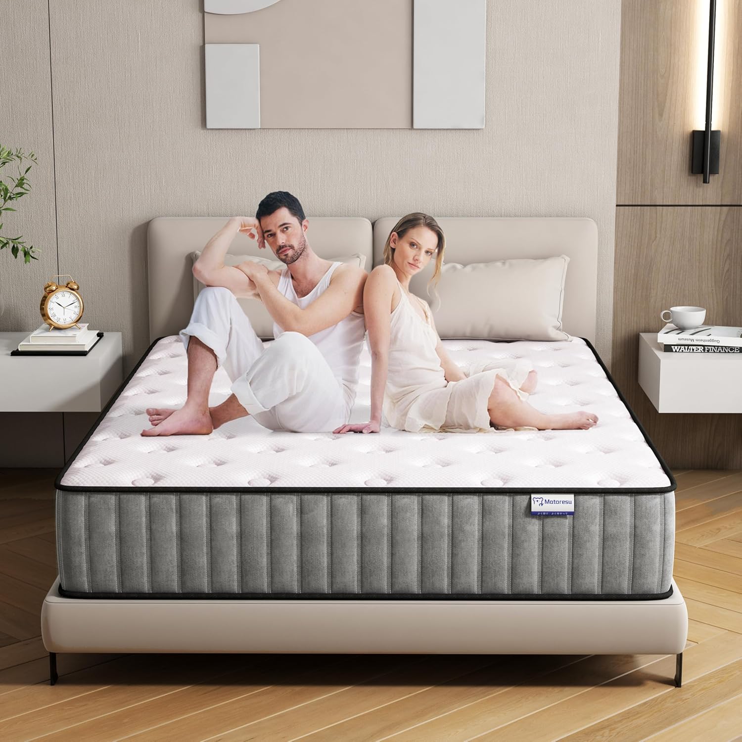 Matoresu Materasso Ibrido a Molle e Schiuma di Memoria - immagine 6