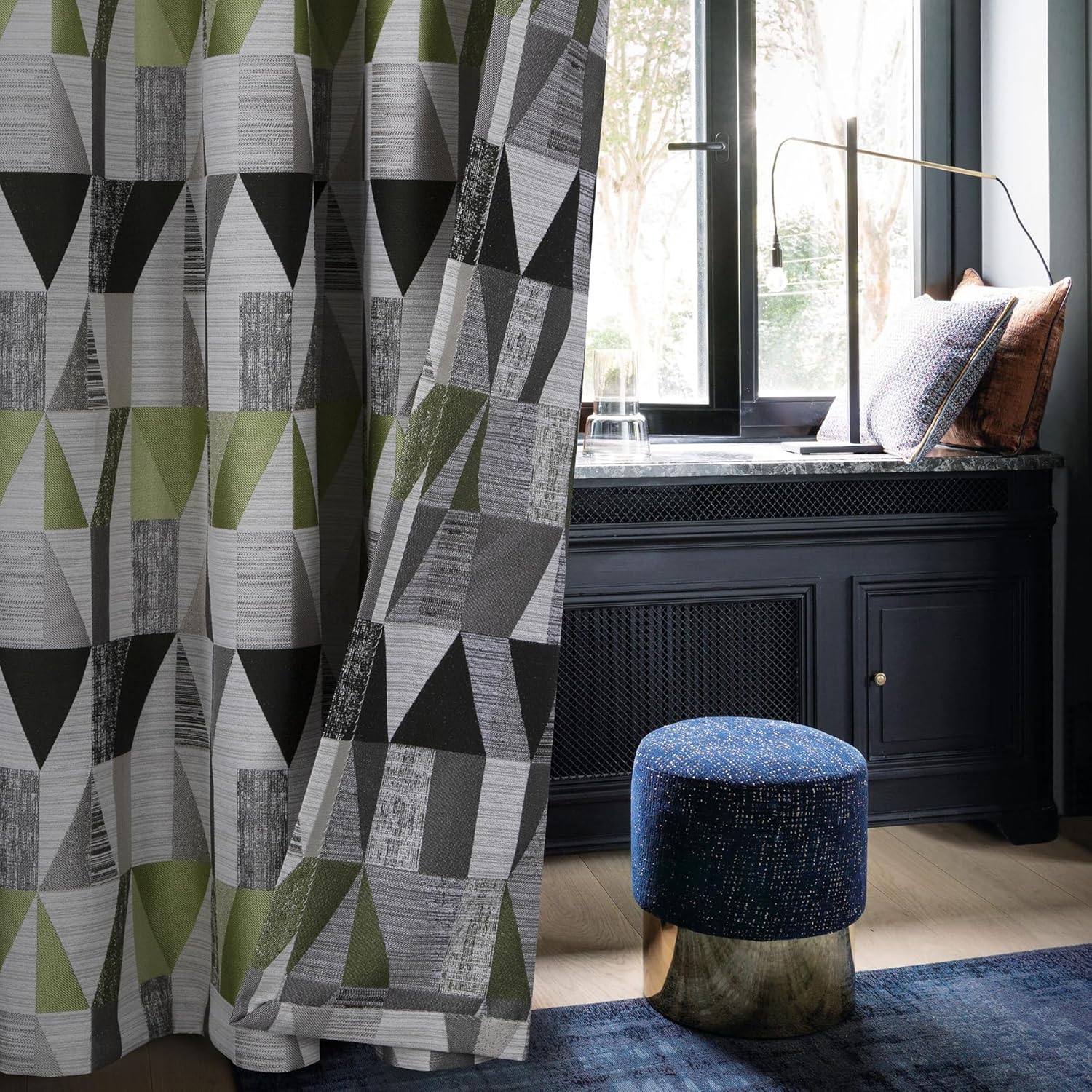 Always4u Tende Oscuranti Effetto Lino Verde 137x160cm - immagine 5