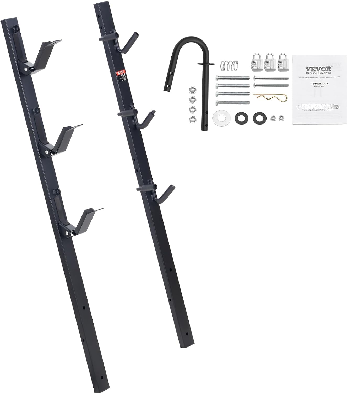 Vevor Rastrelliera 3 Posti per Decespugliatore 10kg - immagine 1