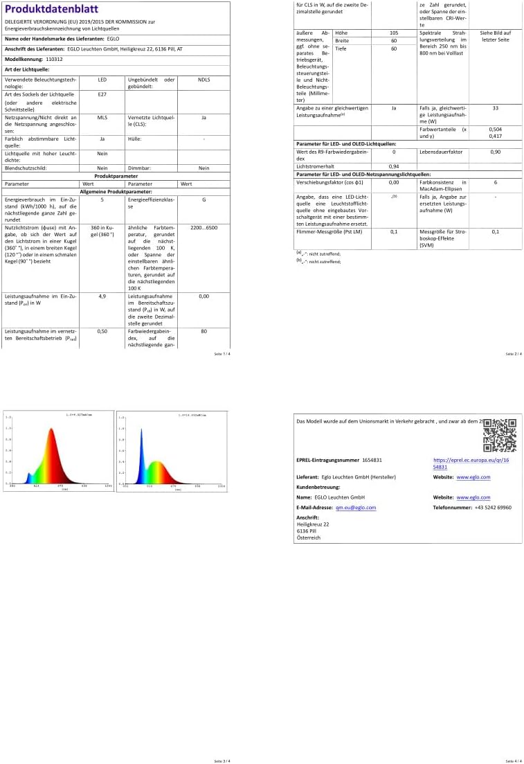 Eglo connect.z Set 2 Lampadine LED Smart Home A60 E27 - immagine 7