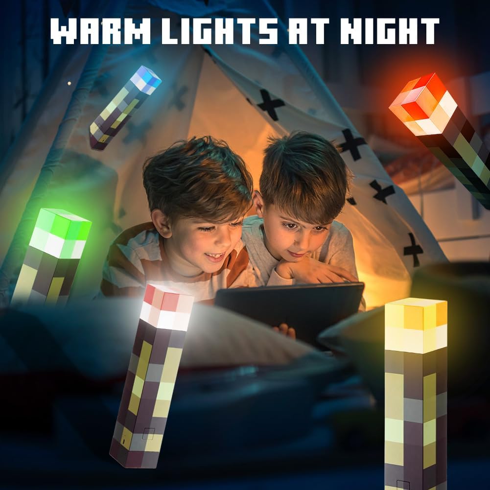 Lampada da Parete Torcia 28cm 8 Colori con Telecomando - immagine 6