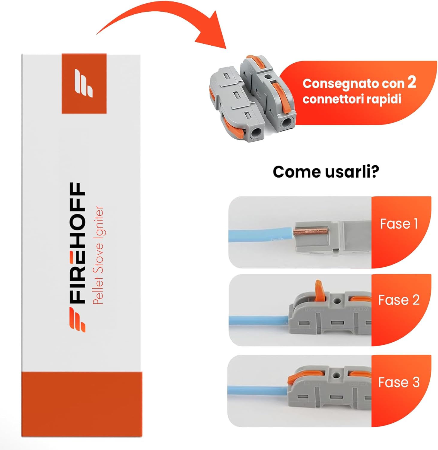 Candela in Ceramica per Stufa a Pellet 300W - immagine 6