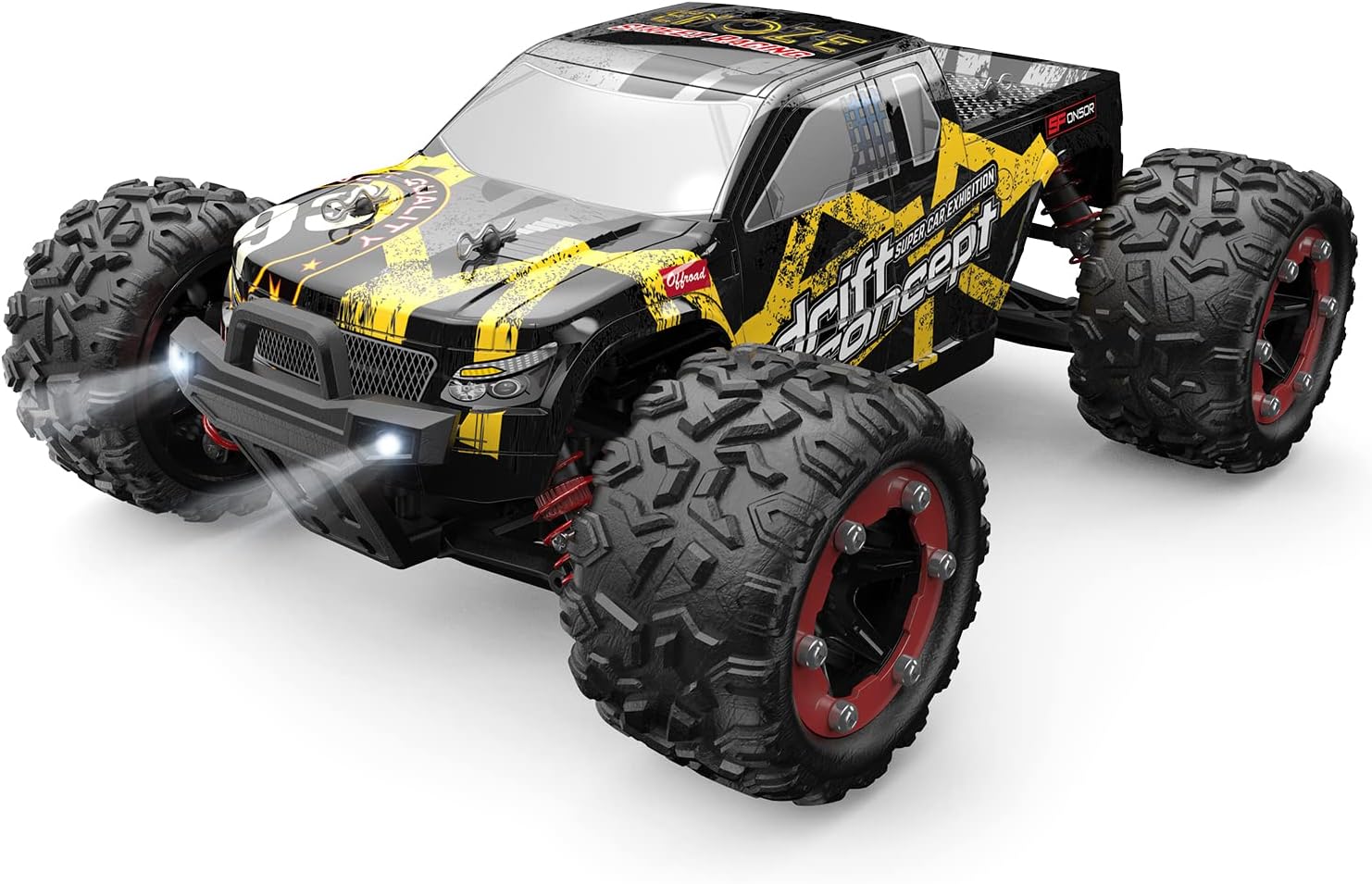 DEERC Auto Telecomandata 1:18 Brushless 60 km/h - immagine 1