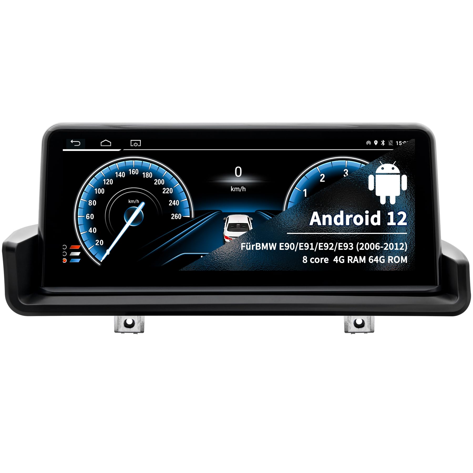Autoradio Android 12 per BMW Serie 3 E90-E93 (2006-2012)