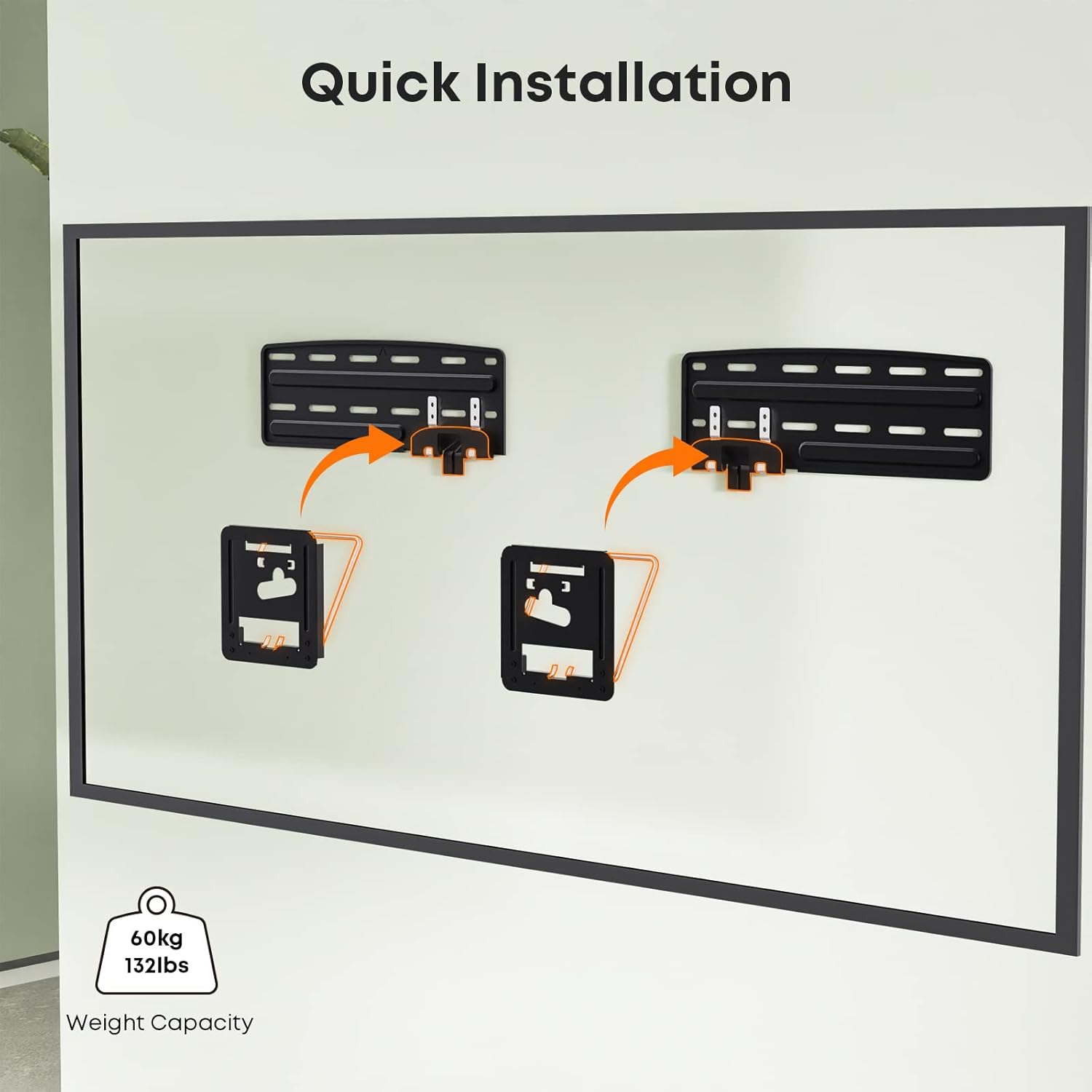 Supporto TV da Parete Fisso 43-85 Pollici - immagine 3