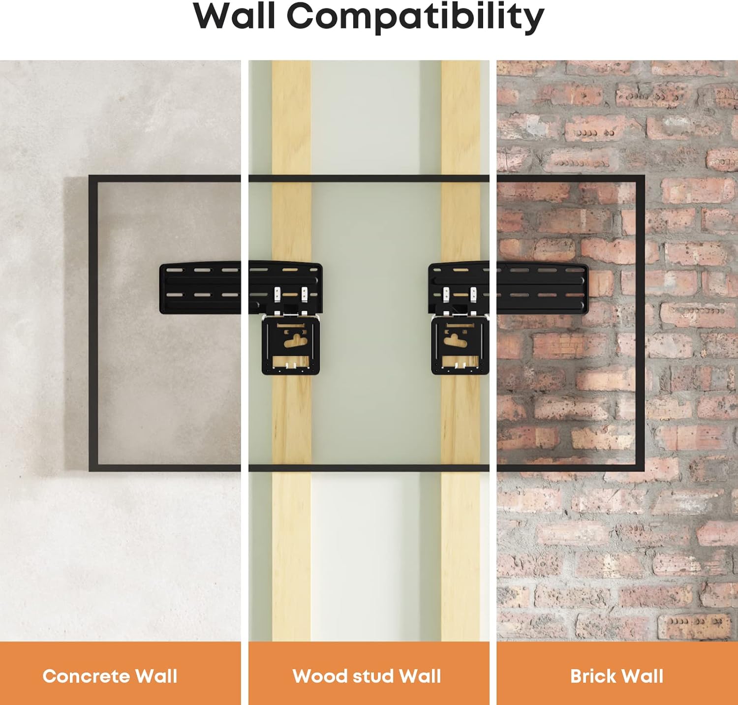 Supporto TV da Parete Fisso 43-85 Pollici - immagine 6
