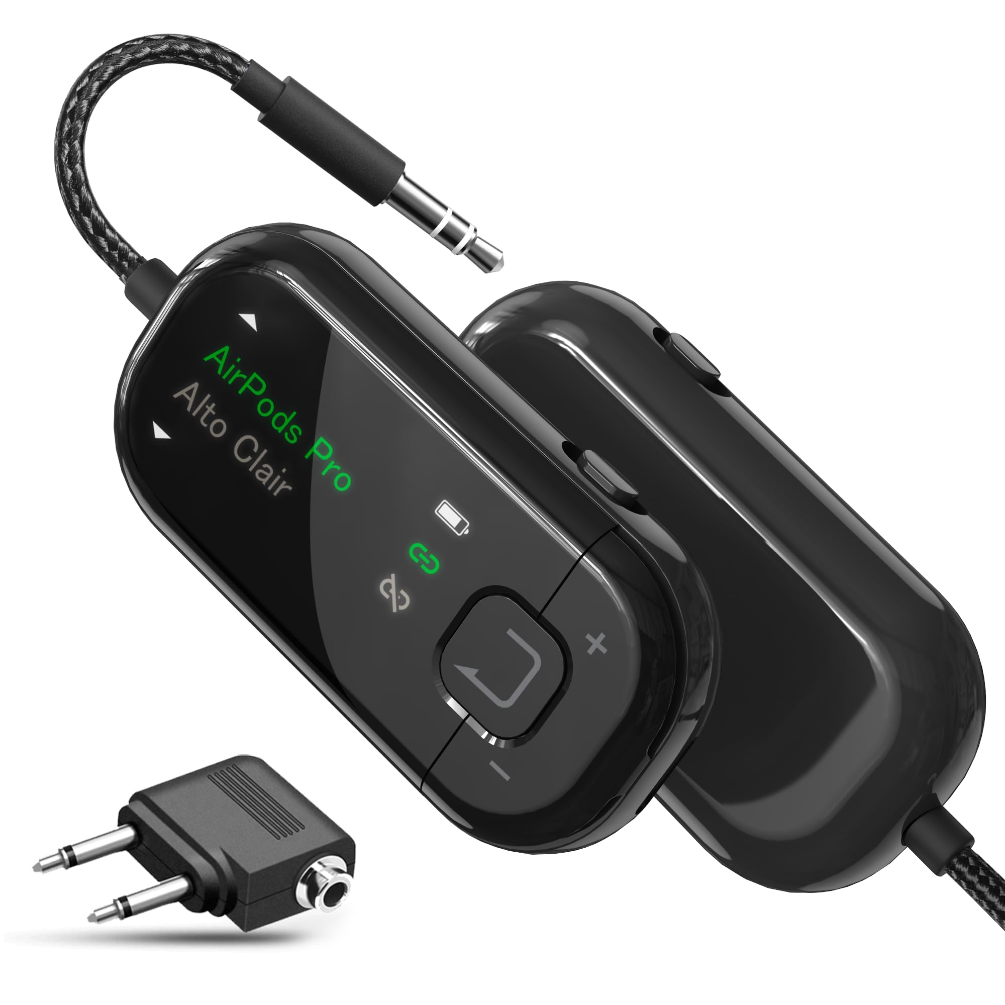 Avantree Voyager - Adattatore Bluetooth 5.4 per Aereo, Nero