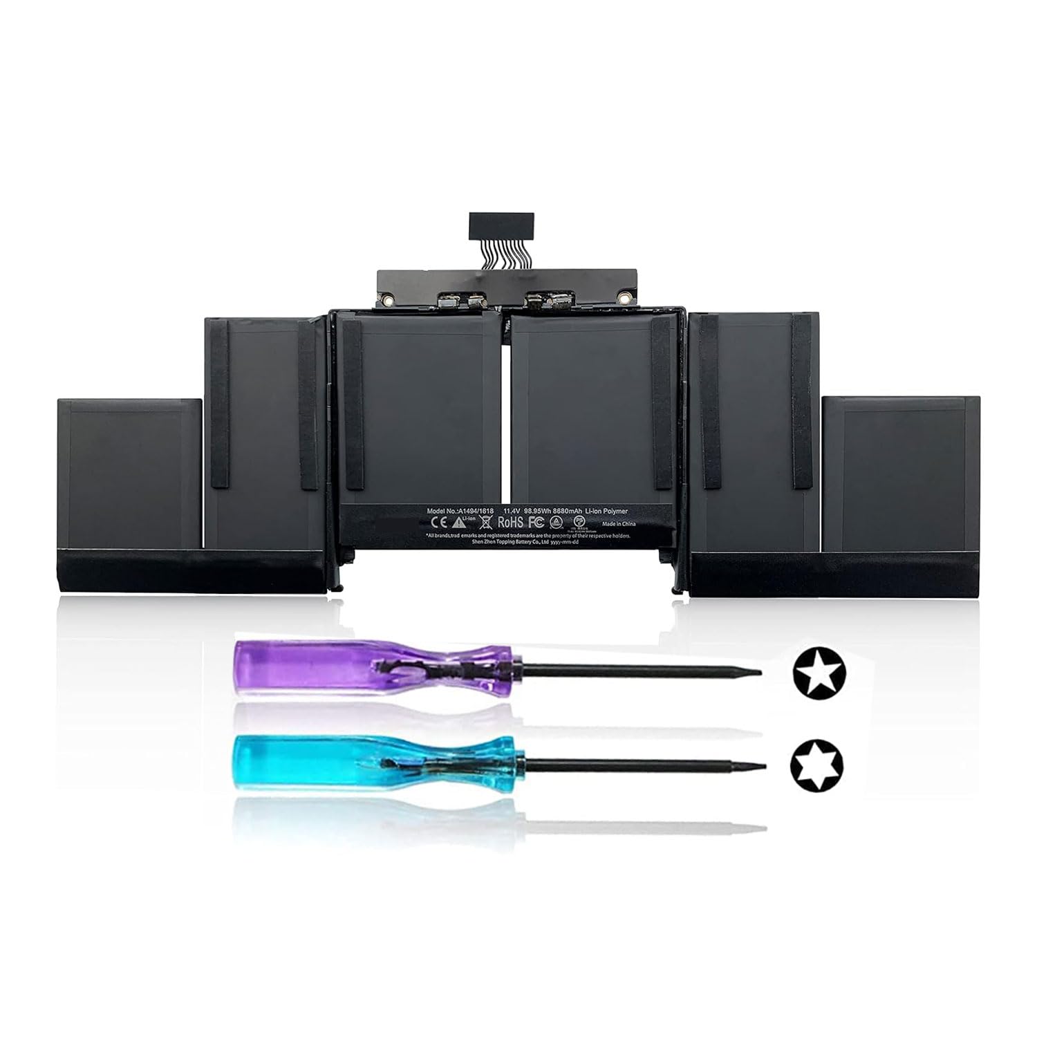 Up Parts Batteria A1618 per MacBook Pro Retina 15" A1398