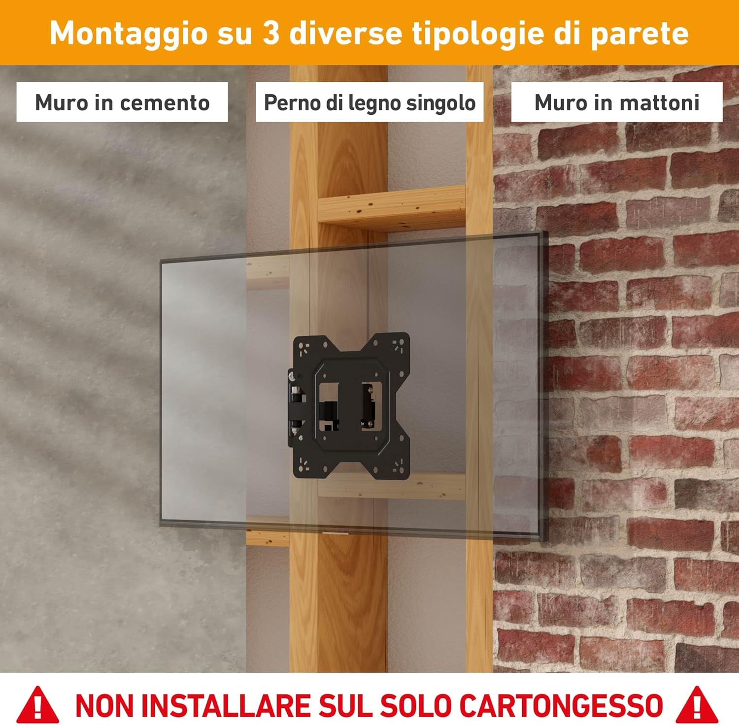 D-line Supporto Parete TV 23-50 Pollici - immagine 6