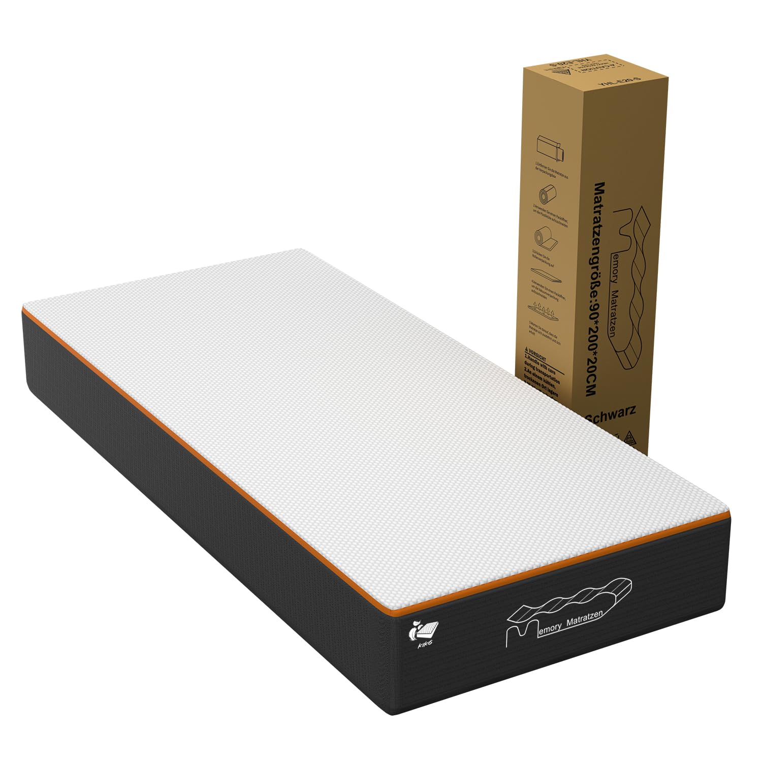 Materasso in Schiuma Fredda 90x200x26 cm