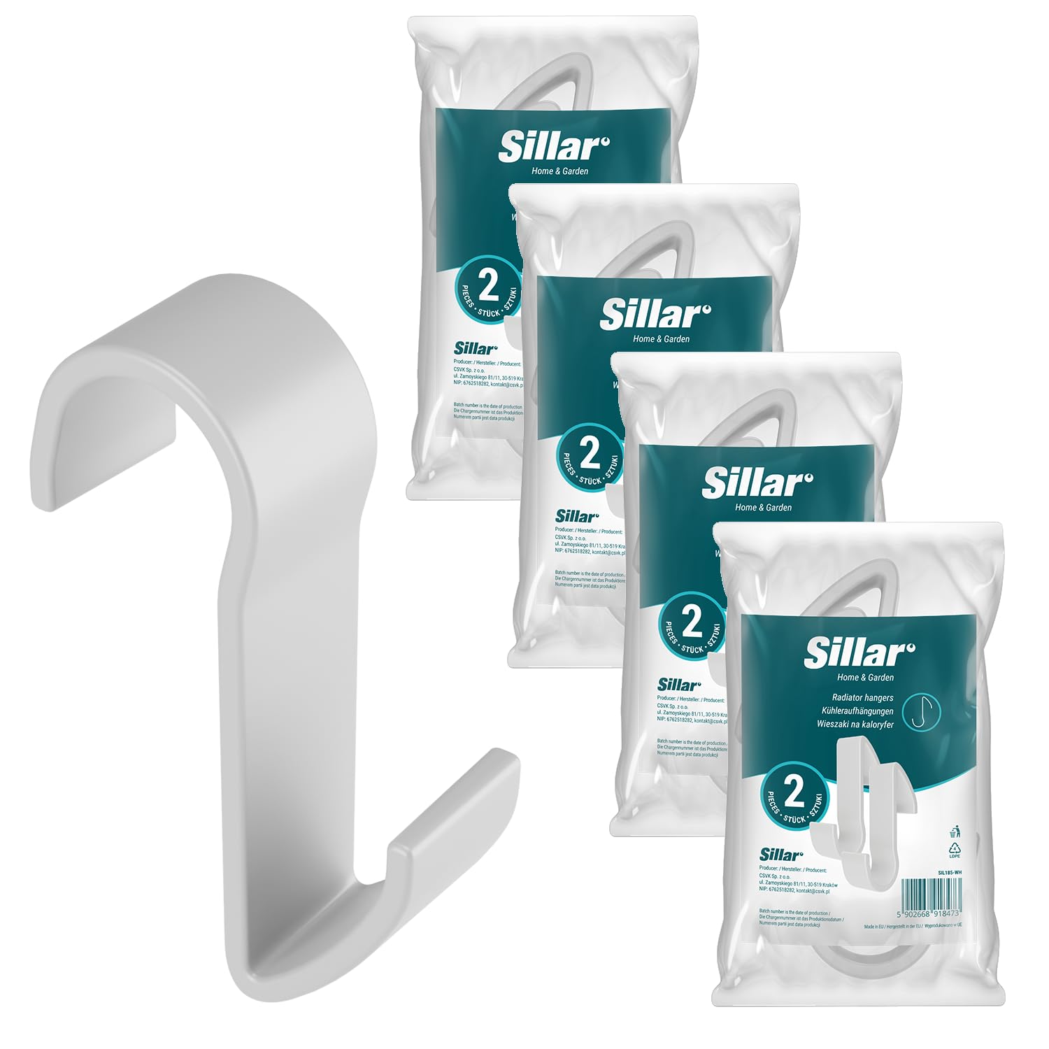 Sillar Ganci per Termoarredo Bianchi 8 Pezzi