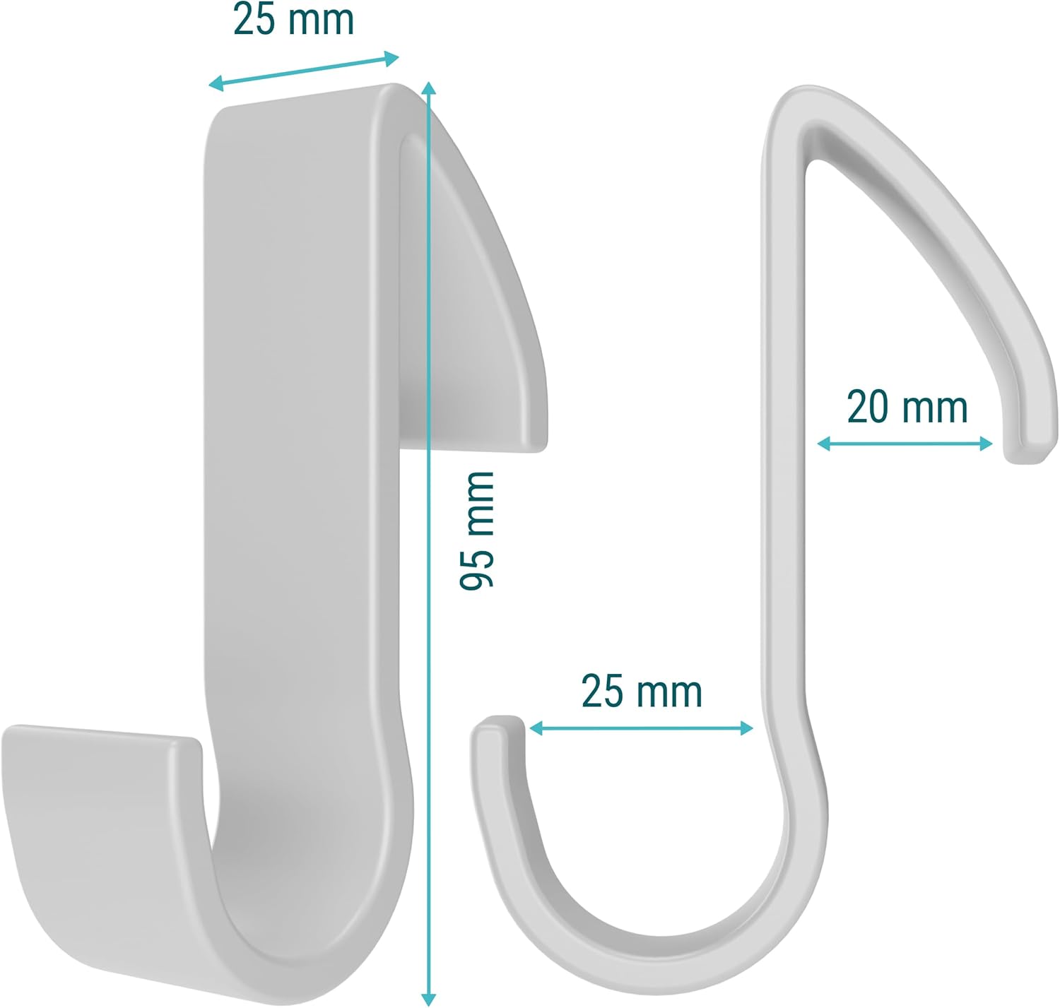 Sillar Ganci per Termoarredo Bianchi 8 Pezzi - immagine 2