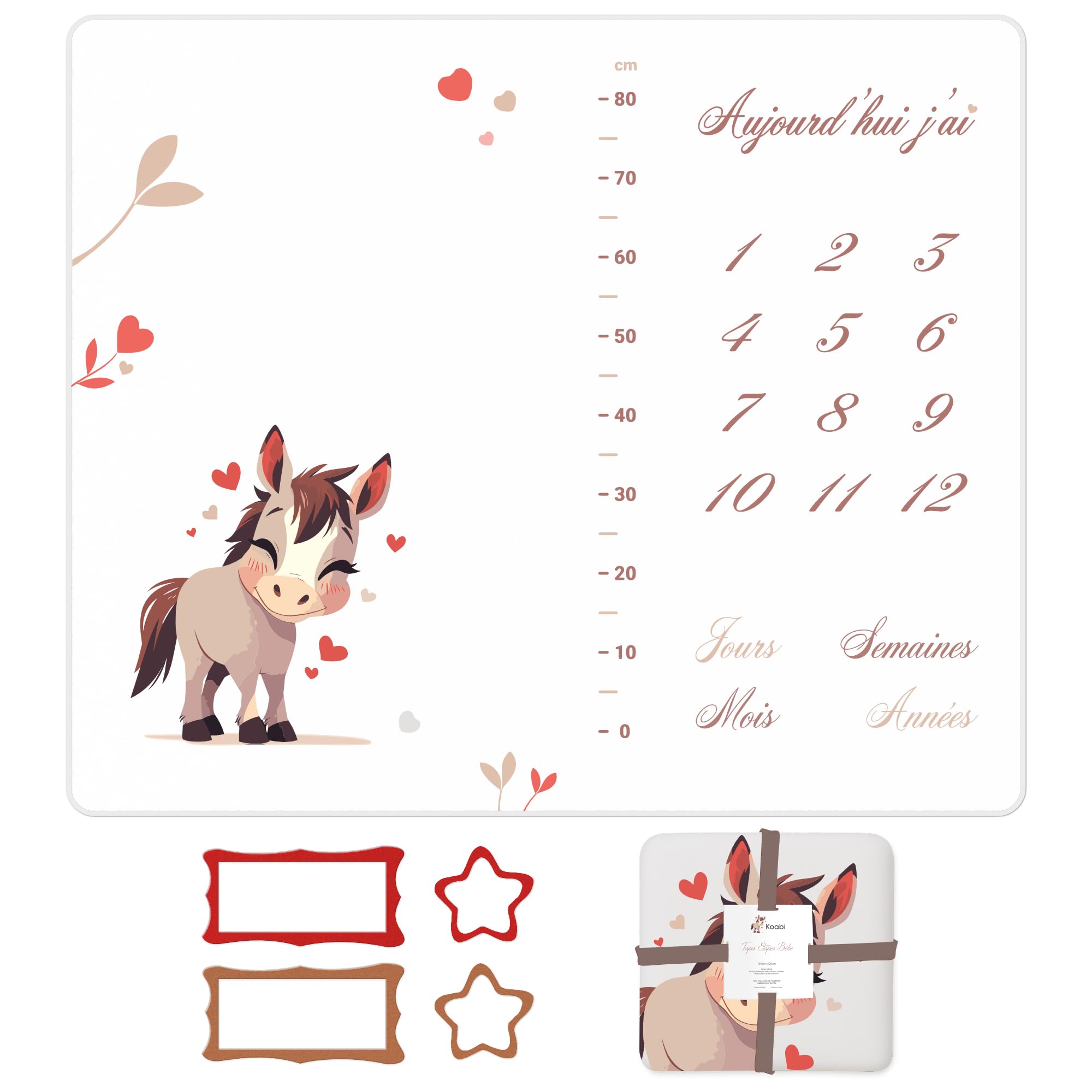 Coperta Passo-Bambino Francese 120x100 cm