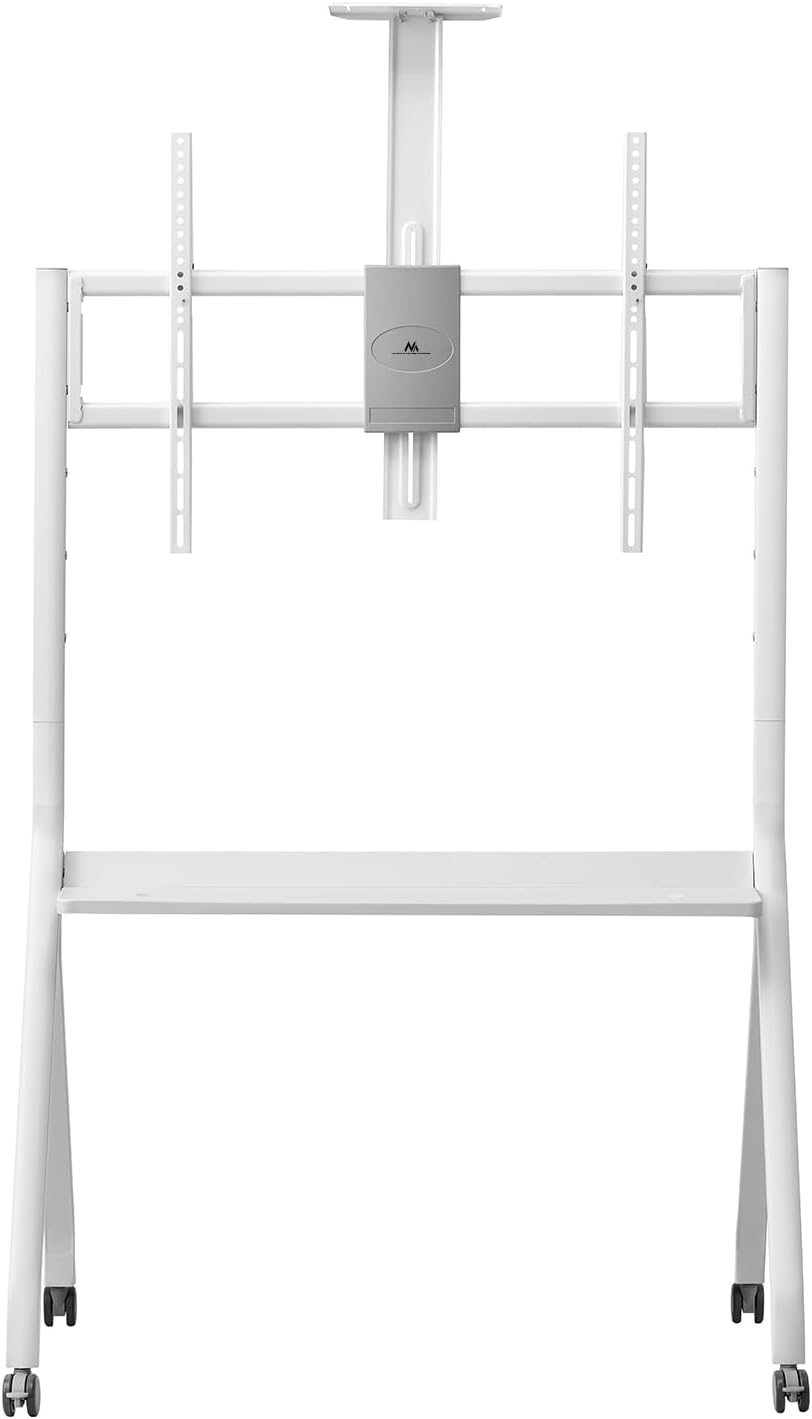 Maclean MC‑114 Supporto TV Mobile 55-100″, Bianco - immagine 3