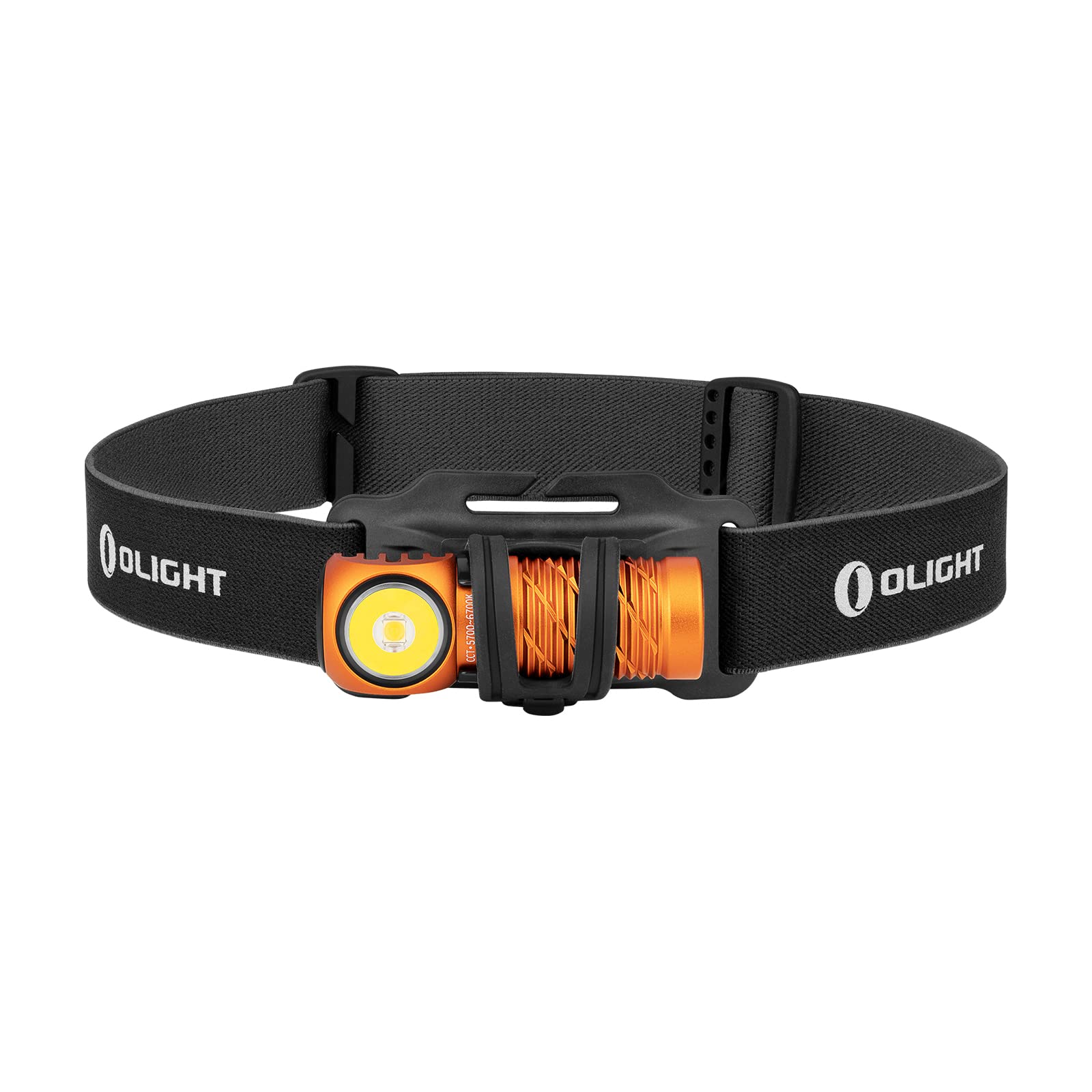 OLIGHT Perun 2 mini - Lampada Frontale LED 1100 Lumen, Arancione