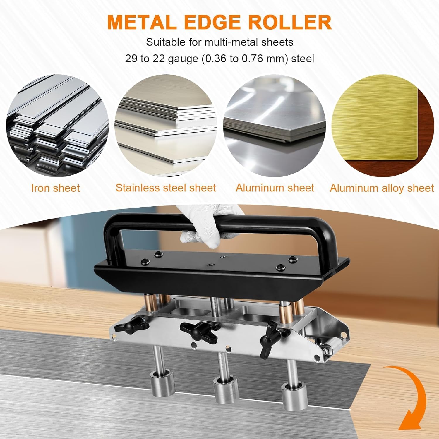 HEYOUTH Piegatrice Lamiera Manuale 90° - immagine 5