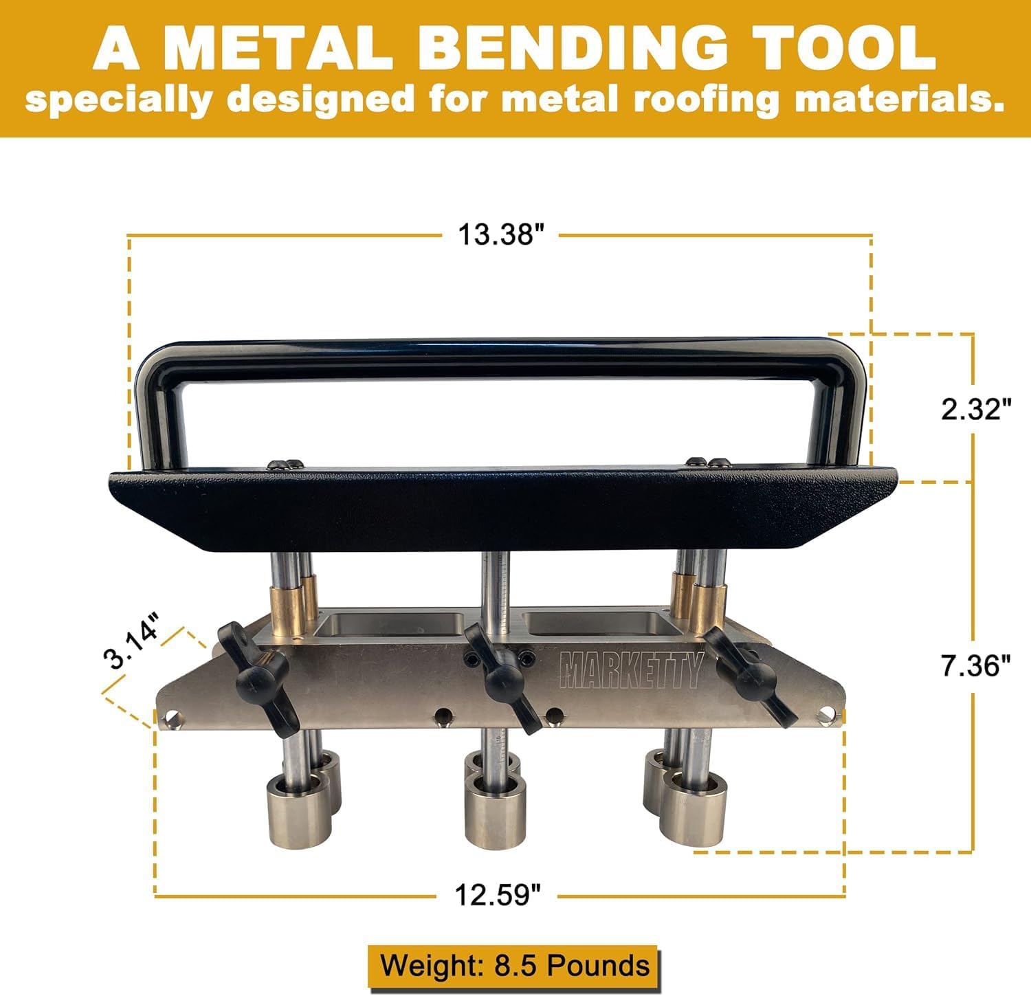 HEYOUTH Piegatrice Lamiera Manuale 90° - immagine 6