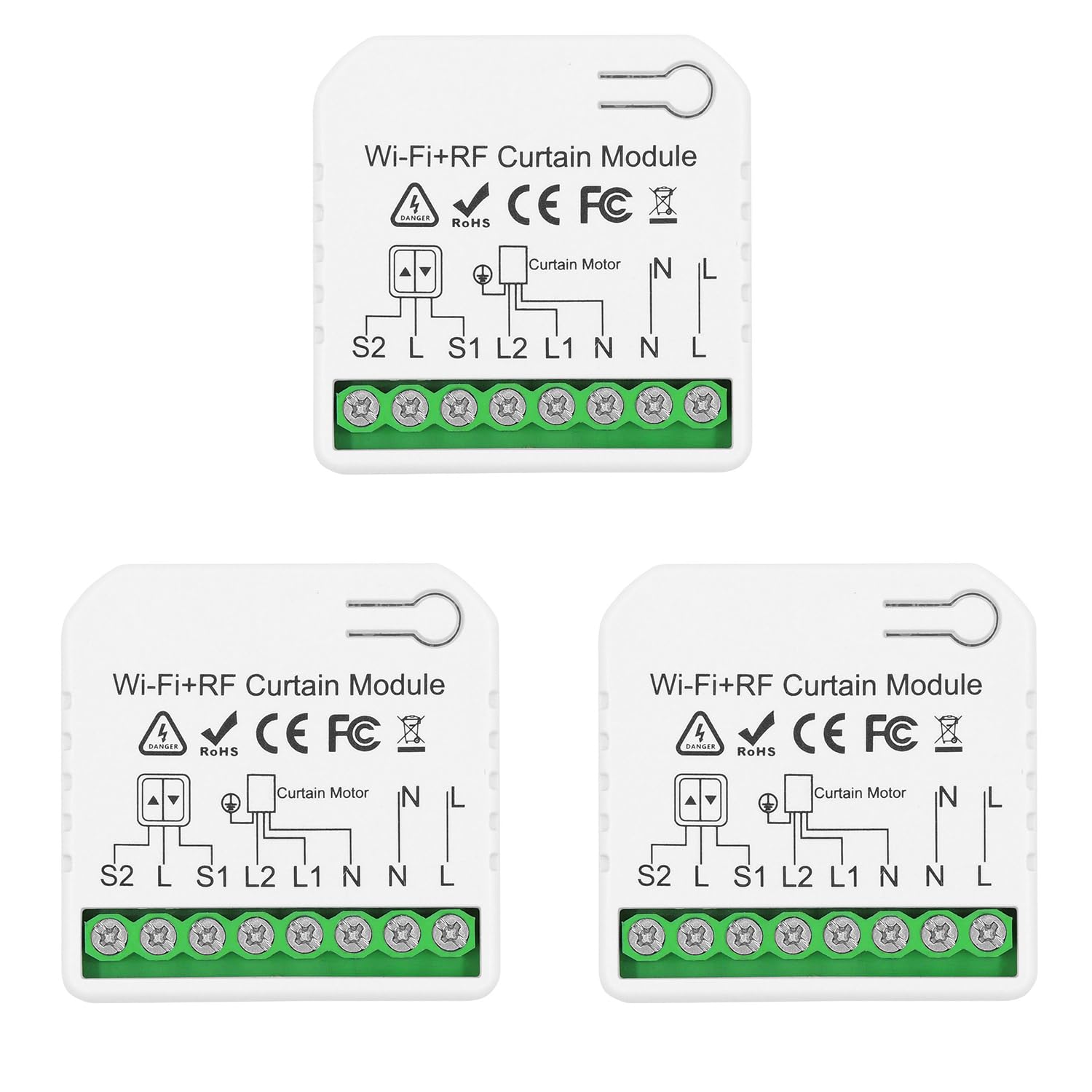 Dieserc Modulo Controllo Wireless Tapparelle AC 230V - immagine 1