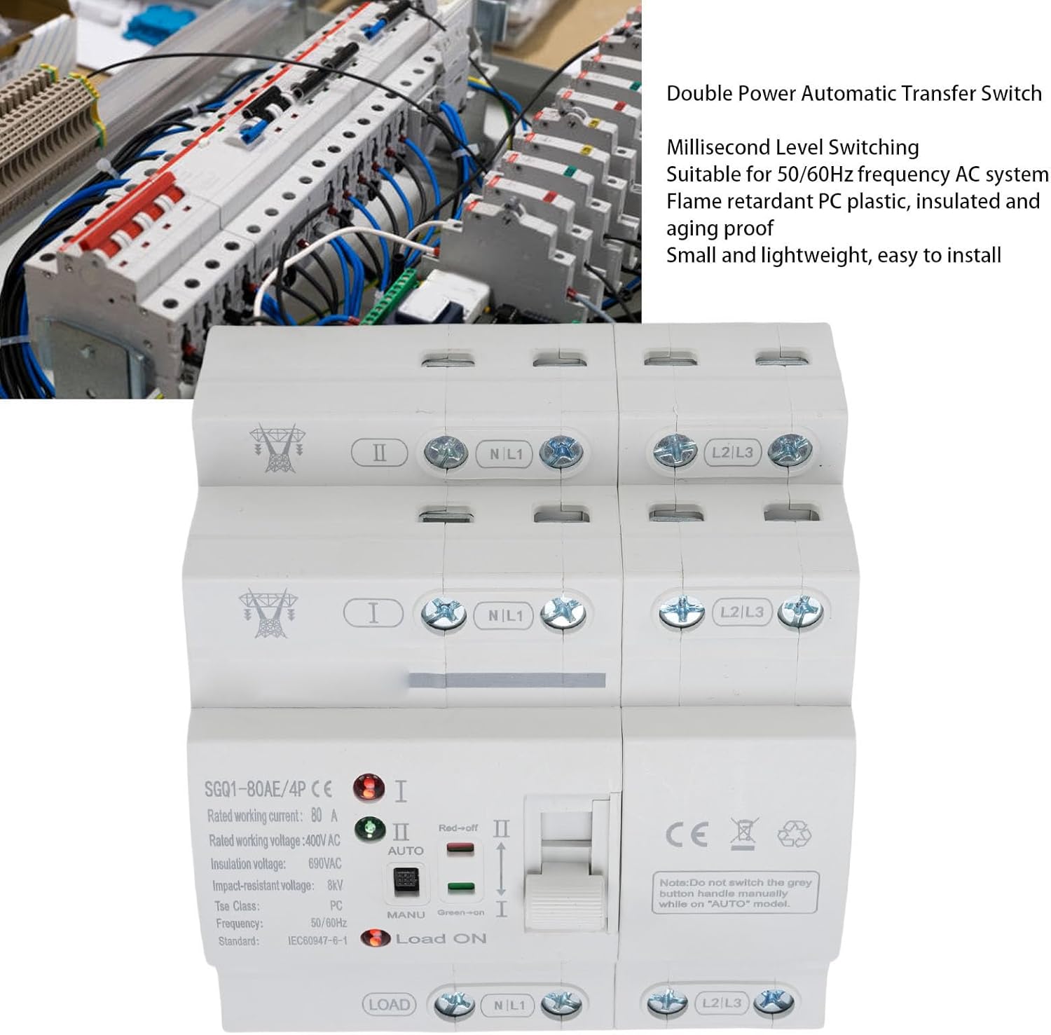 Interruttore di Trasferimento Automatico 400V 80A - immagine 2