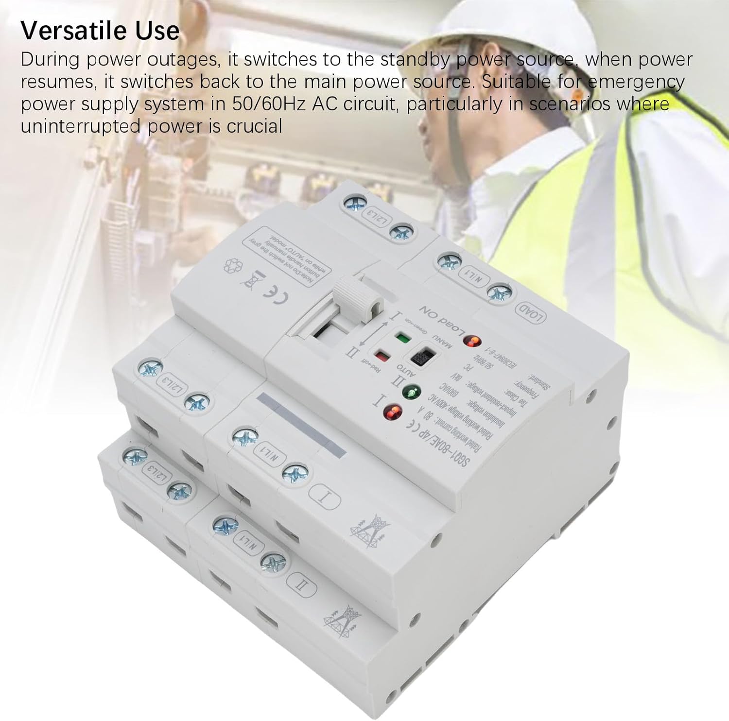 Interruttore di Trasferimento Automatico 400V 80A - immagine 3