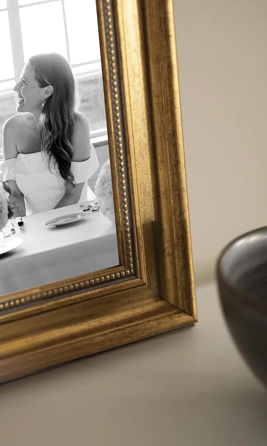 Cornice Portafoto 10x15 cm Argento Vintage Barocco - immagine 5