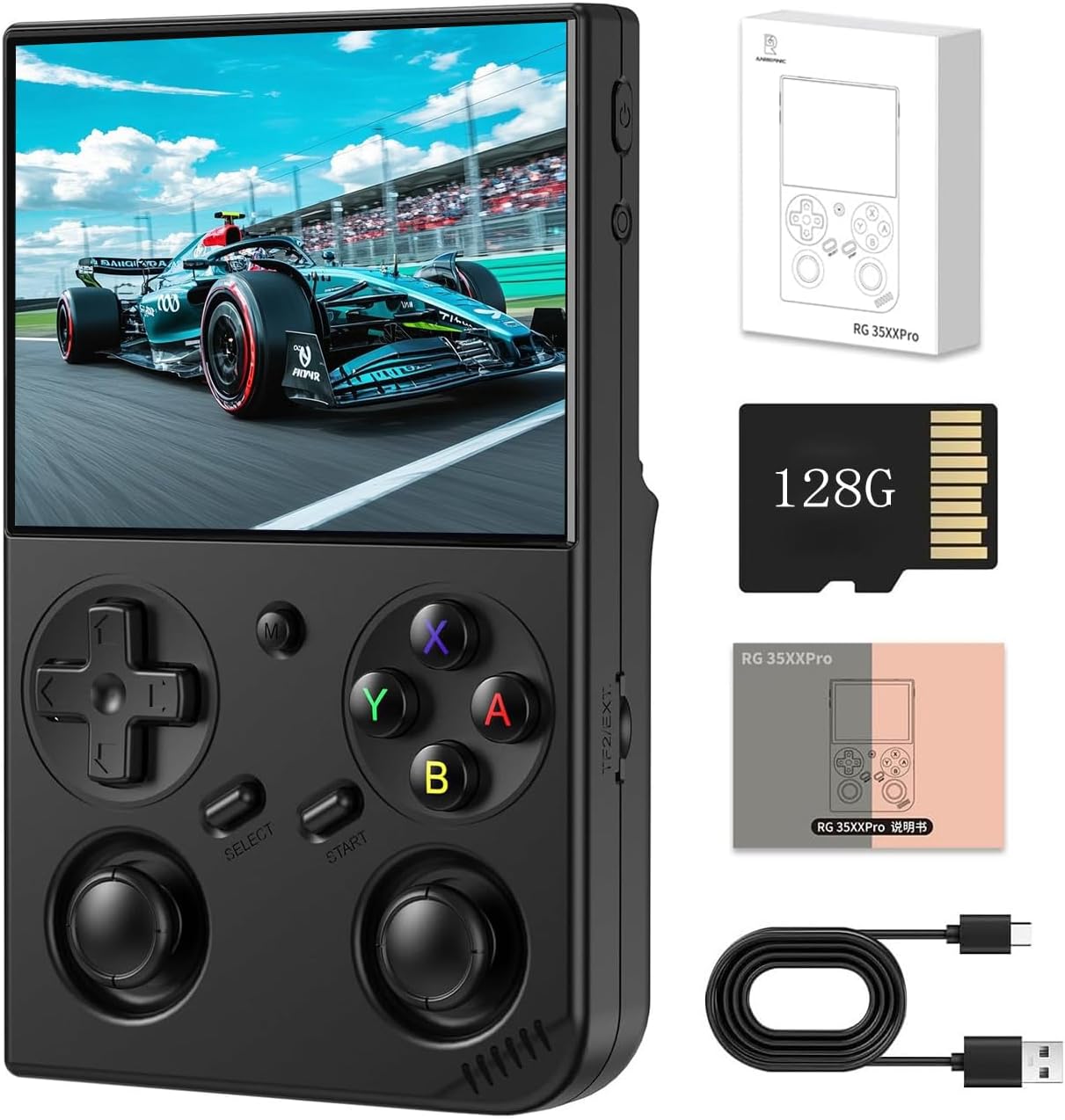 RG35XX Pro - Console Portatile IPS 3,5" Linux, Nero - immagine 1