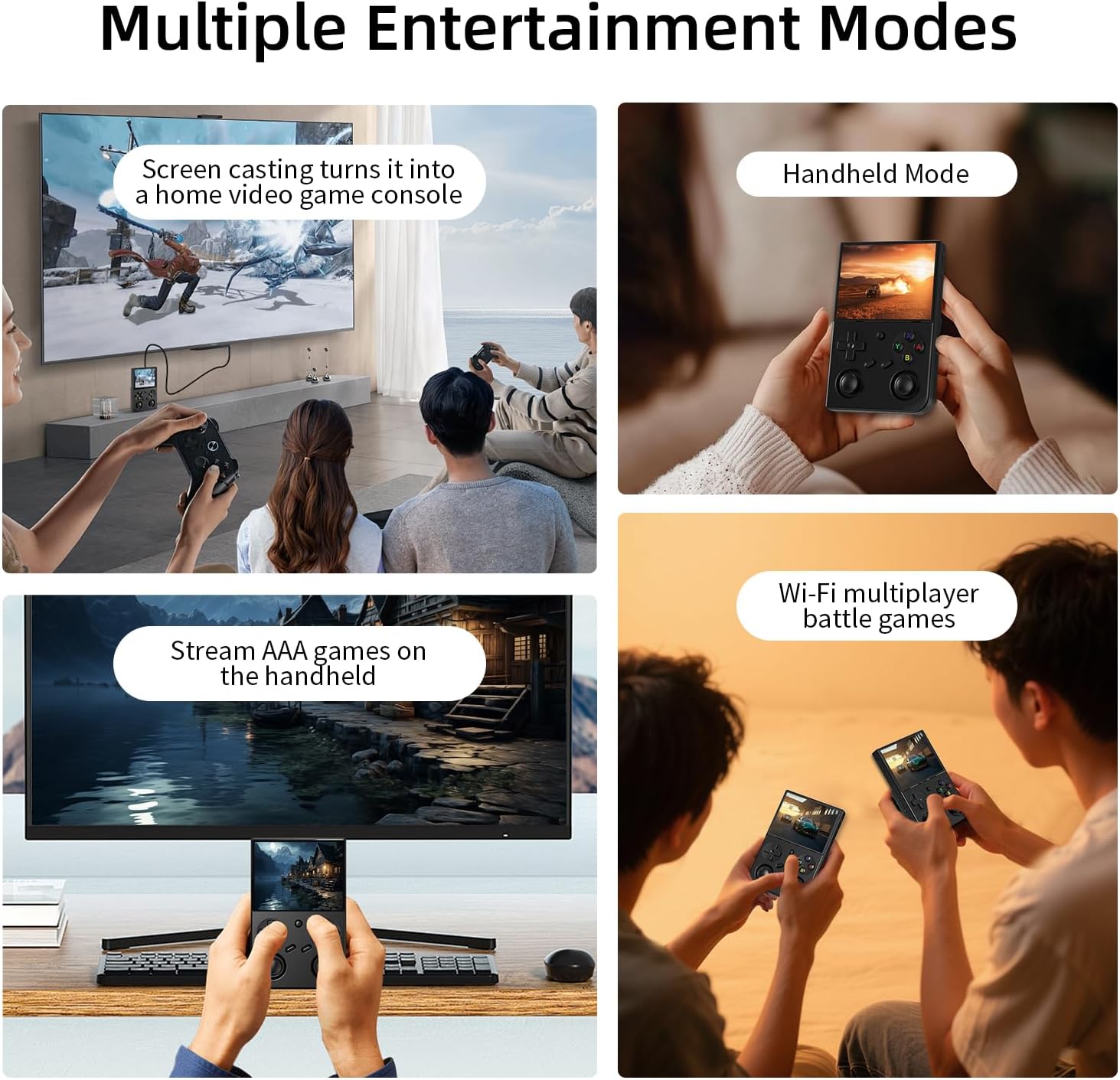 RG35XX Pro - Console Portatile IPS 3,5" Linux, Nero - immagine 6