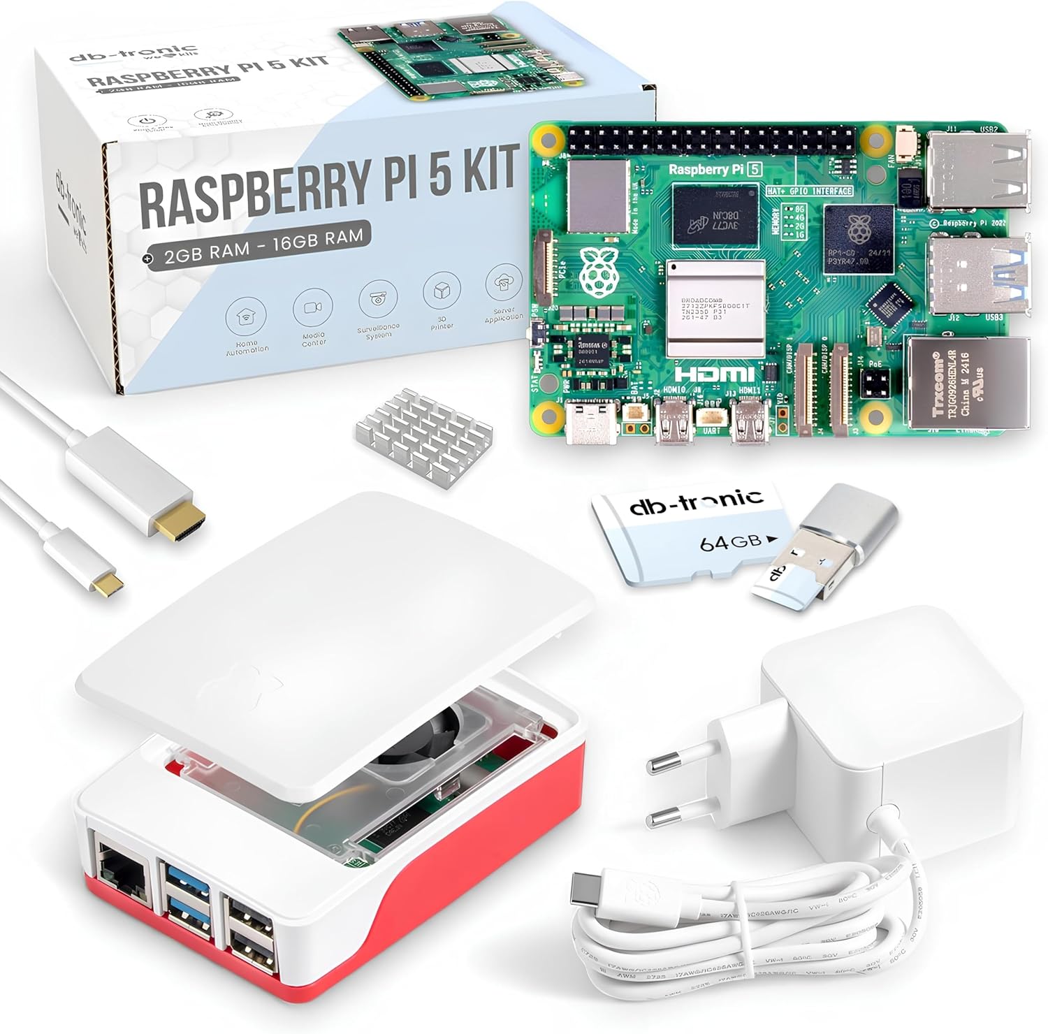 Raspberry Pi 5 4 GB Starter Kit - immagine 1