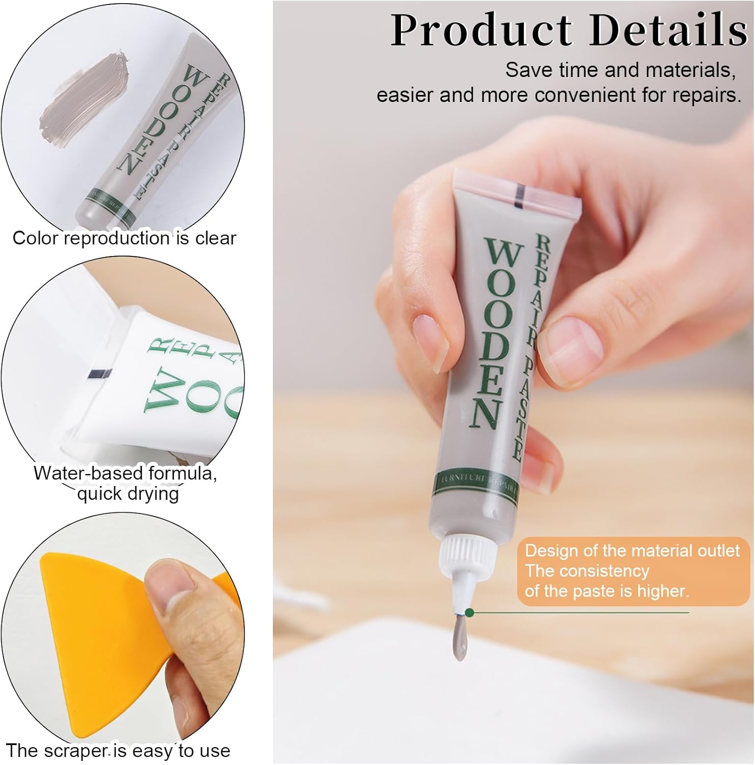 Kit Riparazione Legno e Mobili - 14 Colori - immagine 3