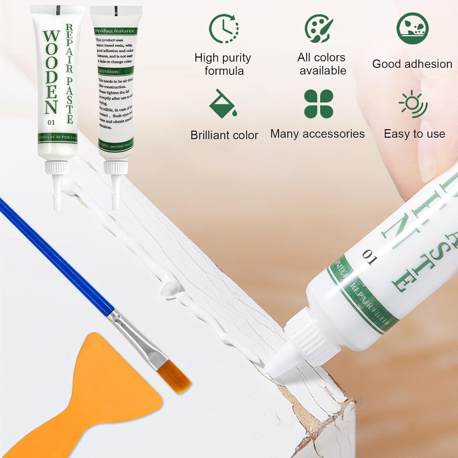 Kit Riparazione Legno e Mobili - 14 Colori - immagine 5