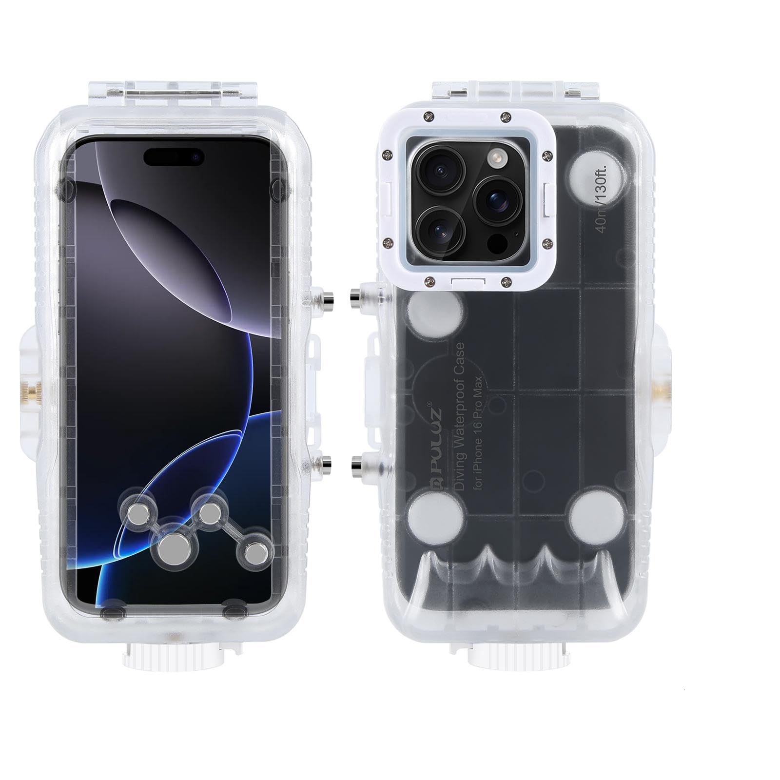 Puluz Custodia Impermeabile per iPhone 16 Pro Max