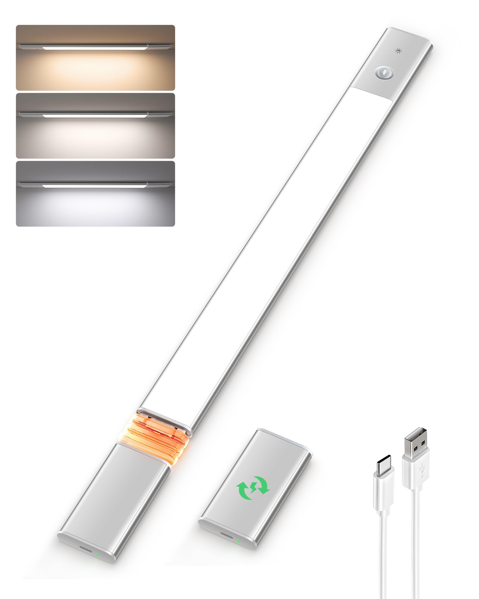 Ezvalo Illuminazione Armadio Senza Fili 50CM 2200mAh