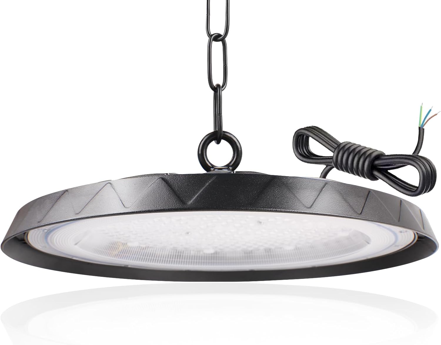 300W UFO LED High Bay Light, 30000LM, 6000K bianco freddo UFO LED officina luce, IP65 lampada impermeabile, adatto per fabbriche, garage e magazzini - immagine 1