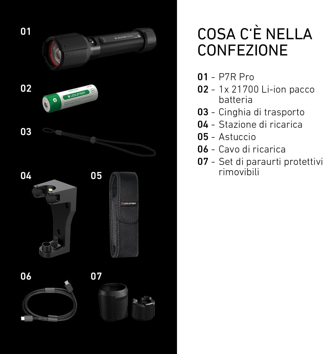 Ledlenser P7R Pro Torcia LED Ricaricabile 2000 lm - immagine 6