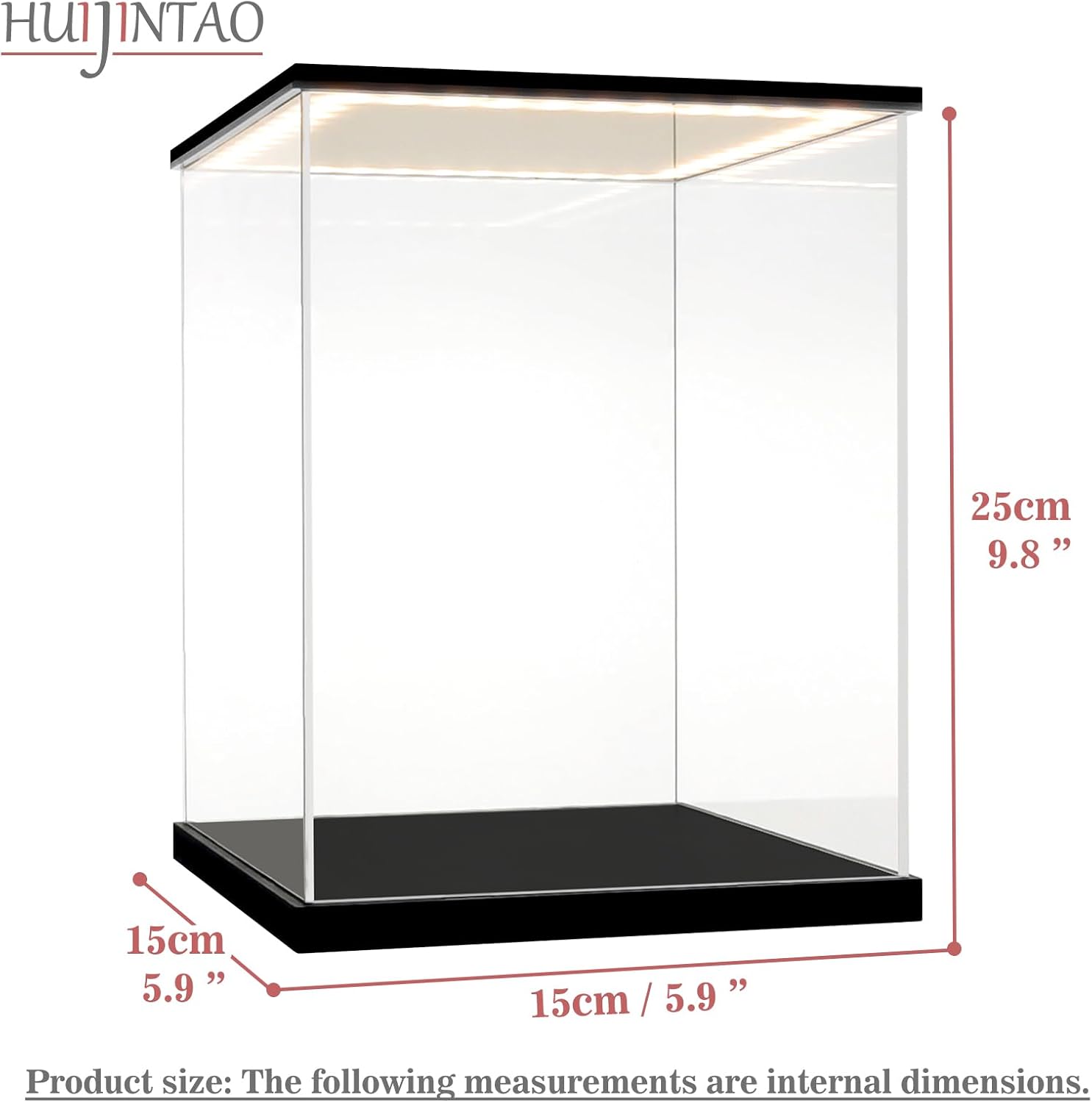 Vetrina in Acrilico con Luci LED e Interruttore - immagine 2