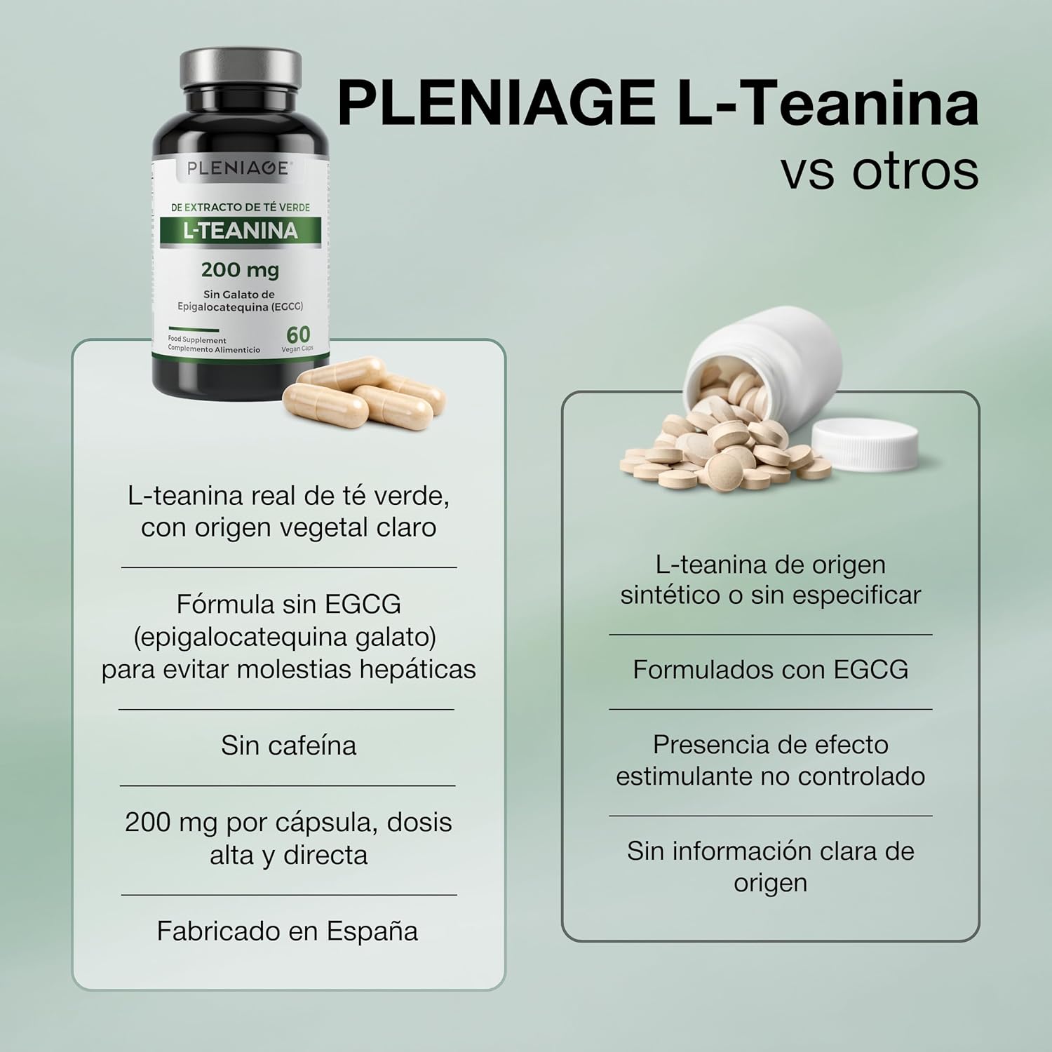 L TEANINA 200mg - Estratto di Tè Verde Vegano - immagine 5
