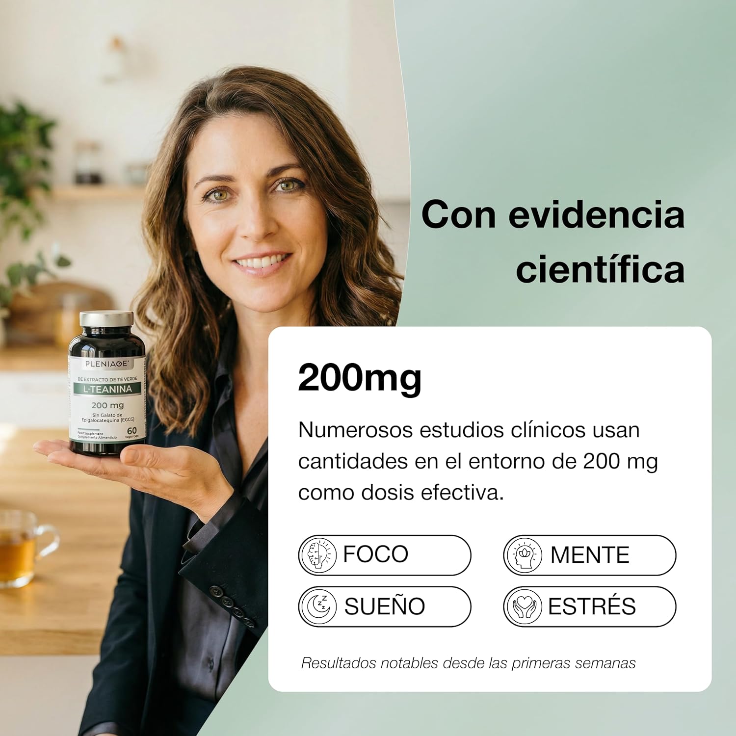 L TEANINA 200mg - Estratto di Tè Verde Vegano - immagine 6
