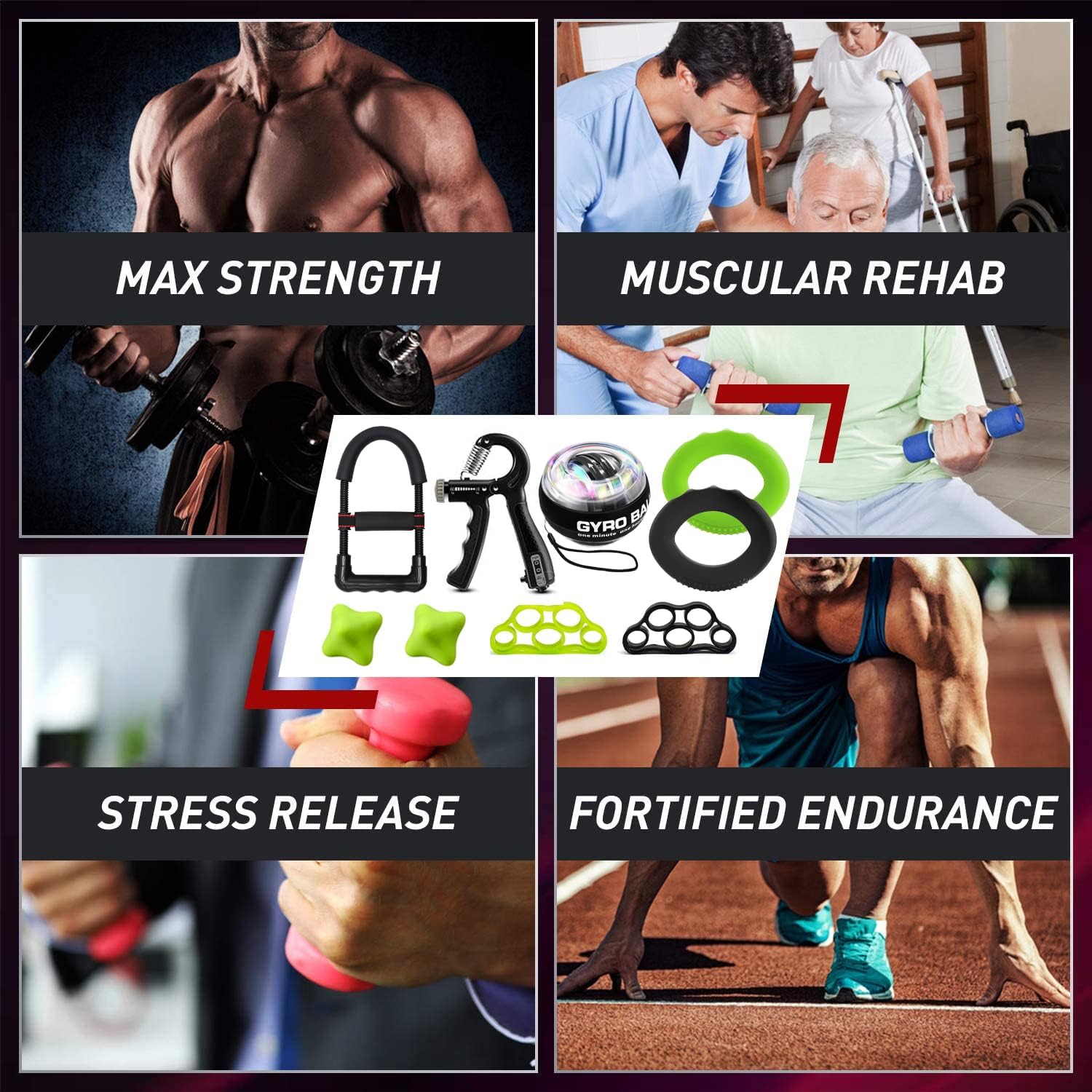 Rinforzante per Mani e Avambracci - Hand Gripper - immagine 7